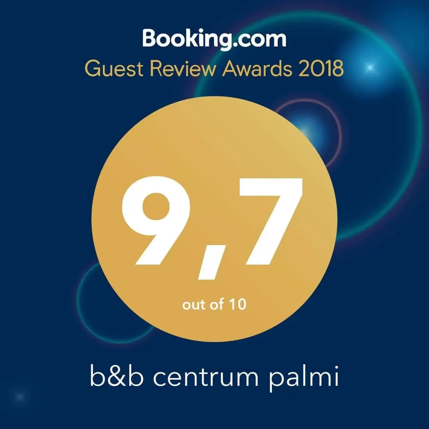 Certificate/Award in B&B Centrum Palmi