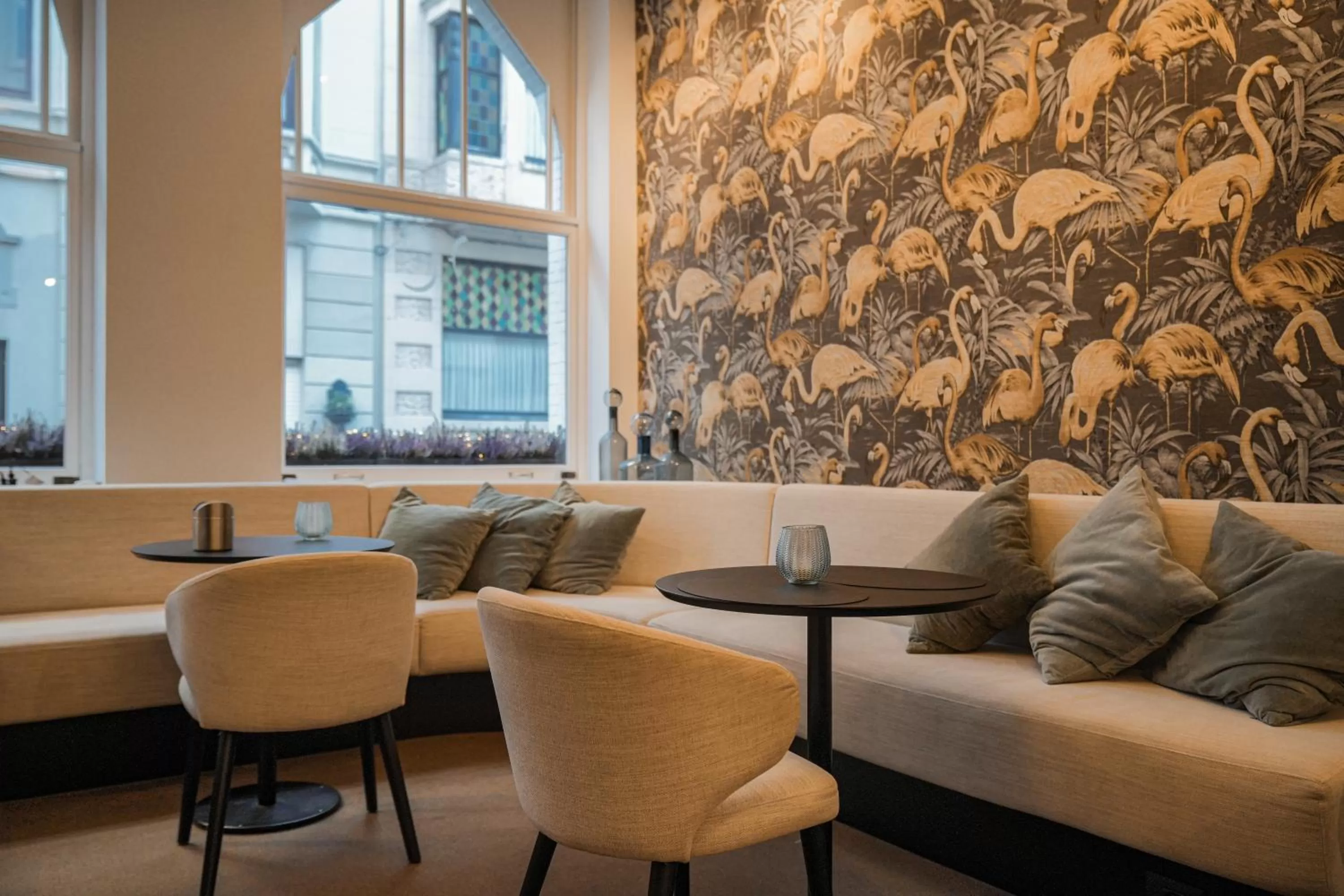 Seating area in Hotel Louisa