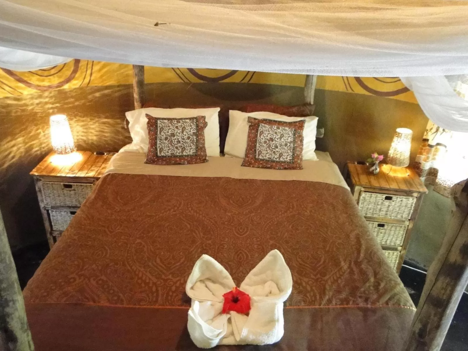 Bed in Discovery Bed and Breakfast