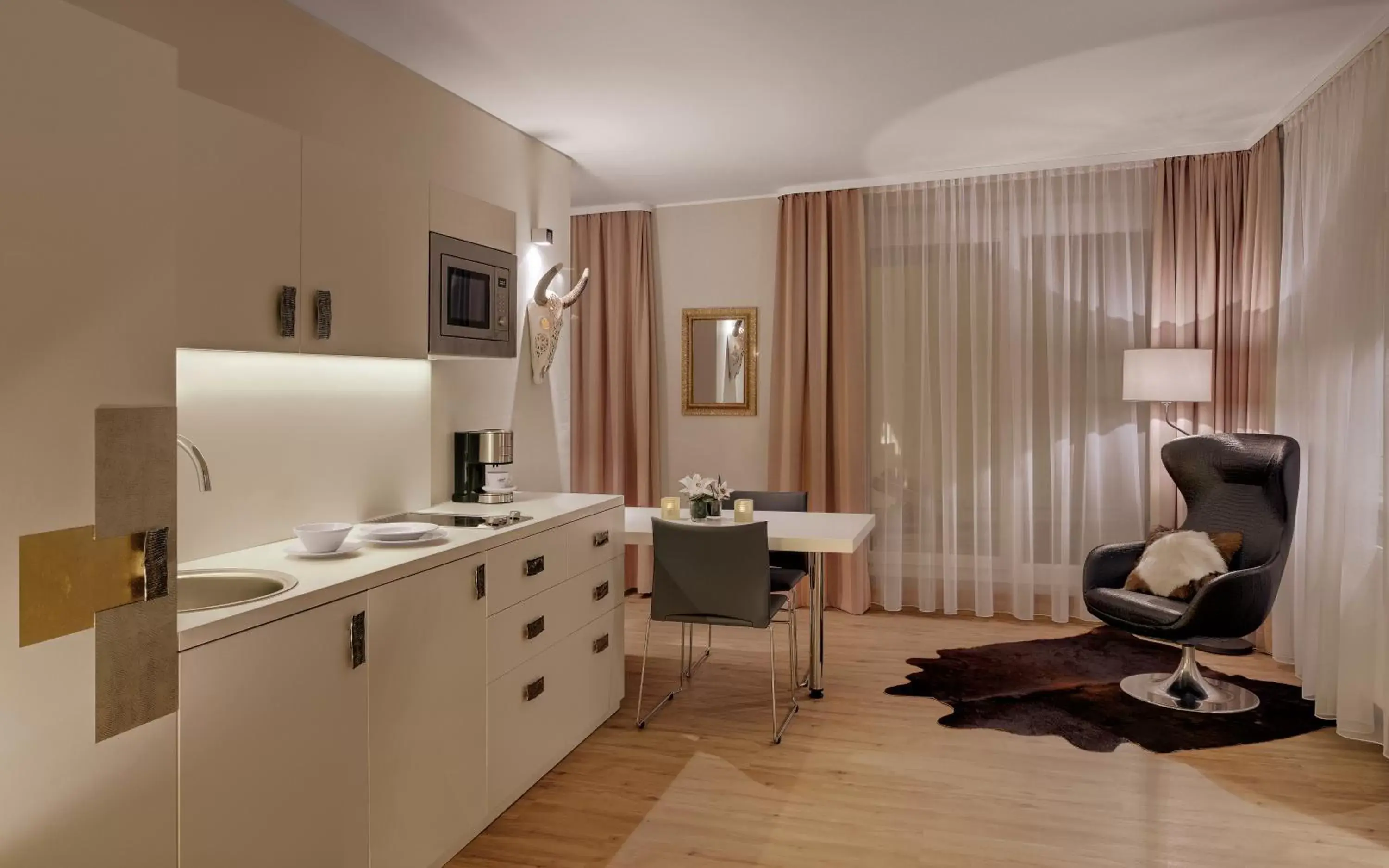 Kitchen/Kitchenette in Amedia Luxury Suites Graz, Trademark Collection by Wyndham