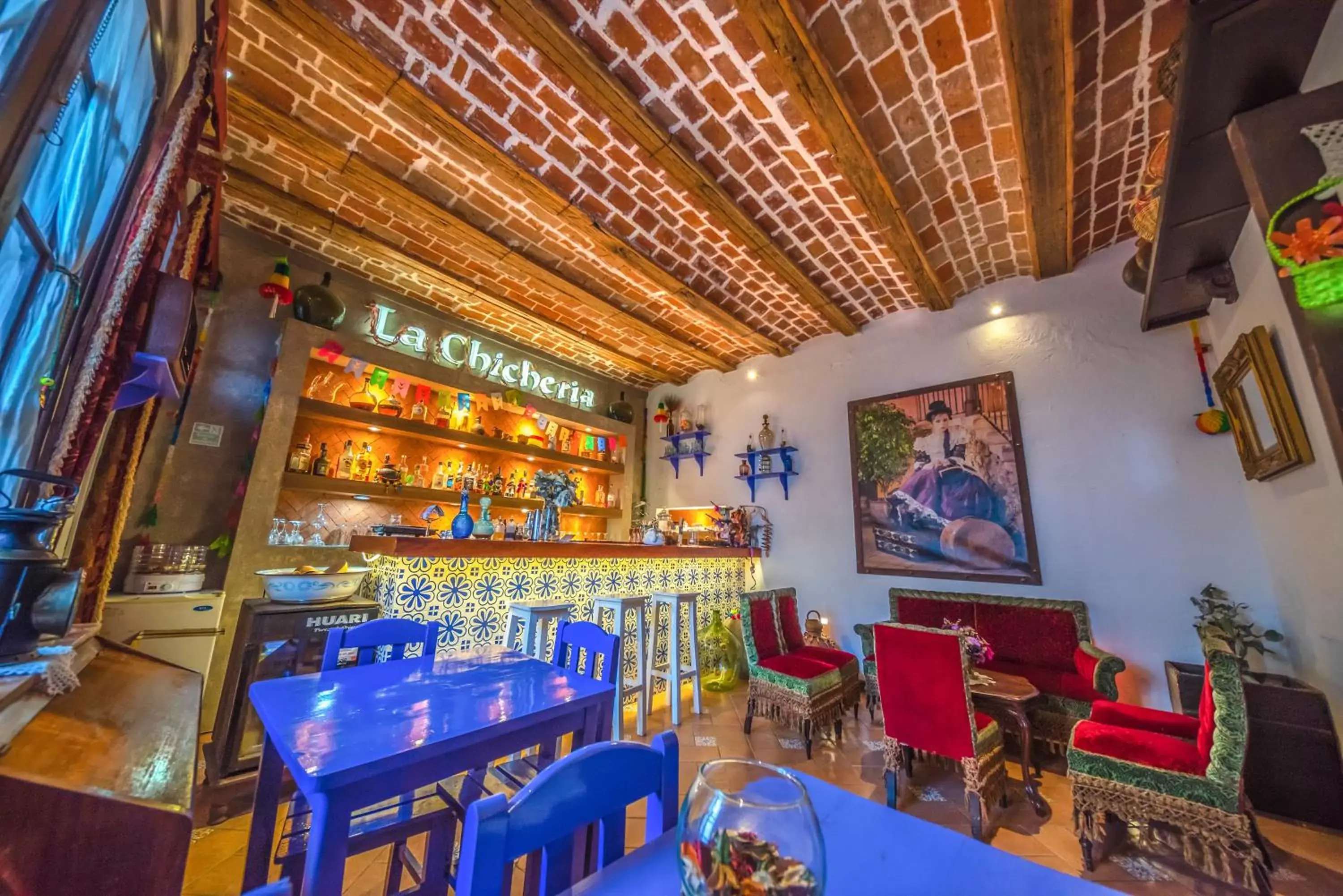 Lounge or bar, Restaurant/Places to Eat in Mi Pueblo Samary Hotel Boutique