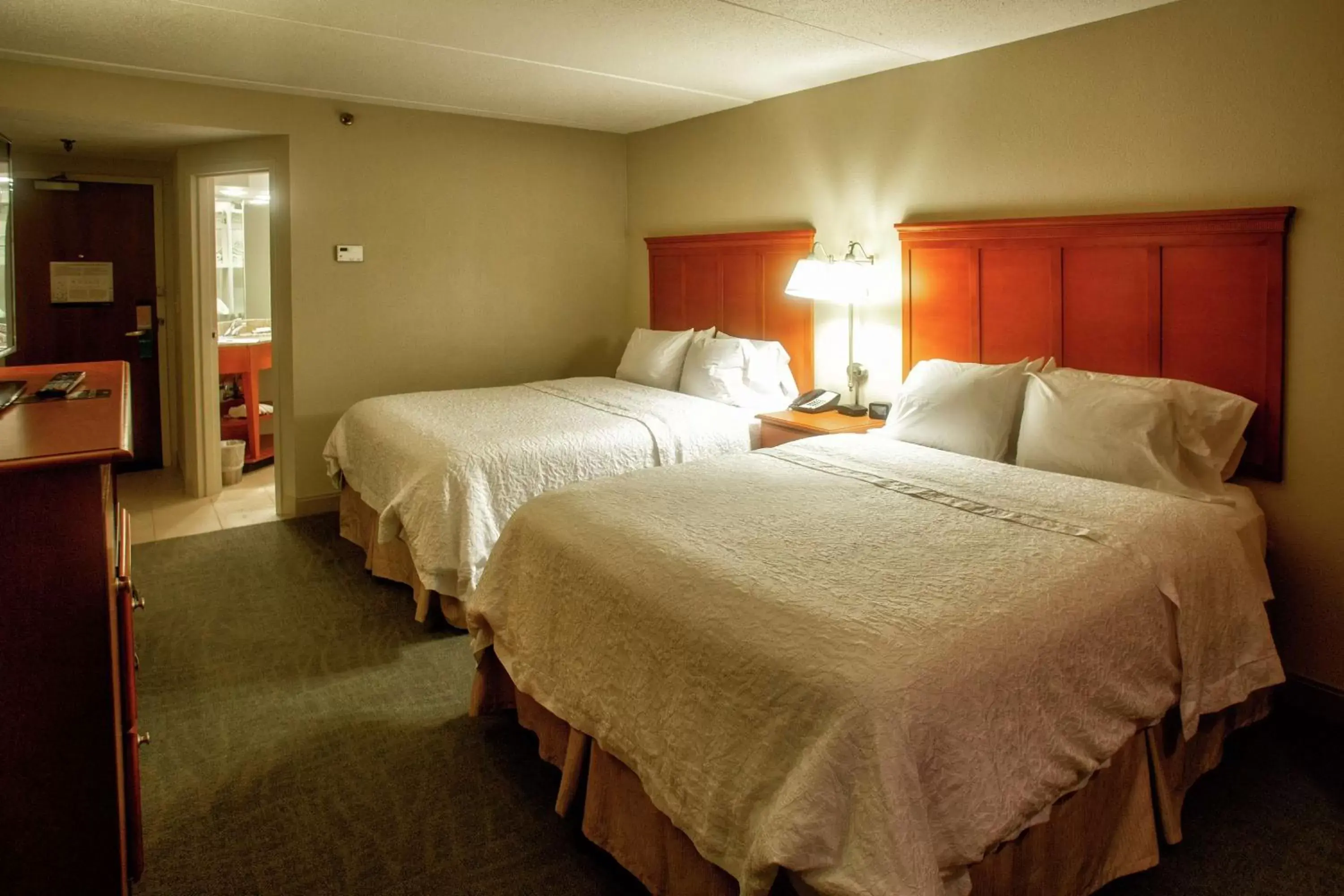 Room with Two Queen Beds - Non-Smoking in Hampton Inn Wheeling Room with Two Queen Beds - Non-Smoking in Hampton Inn Wheeling