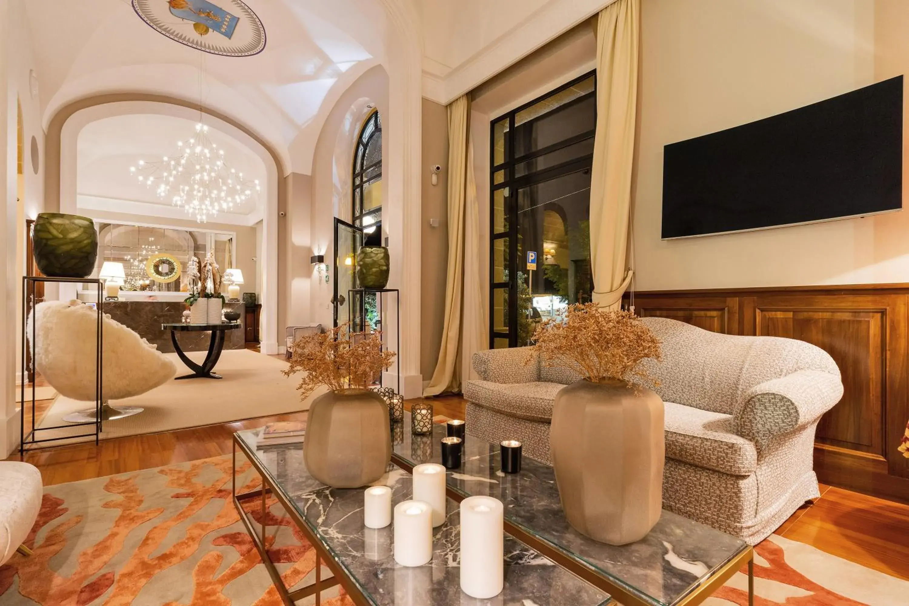 Seating area in Palazzo del Corso - Boutique Hotel