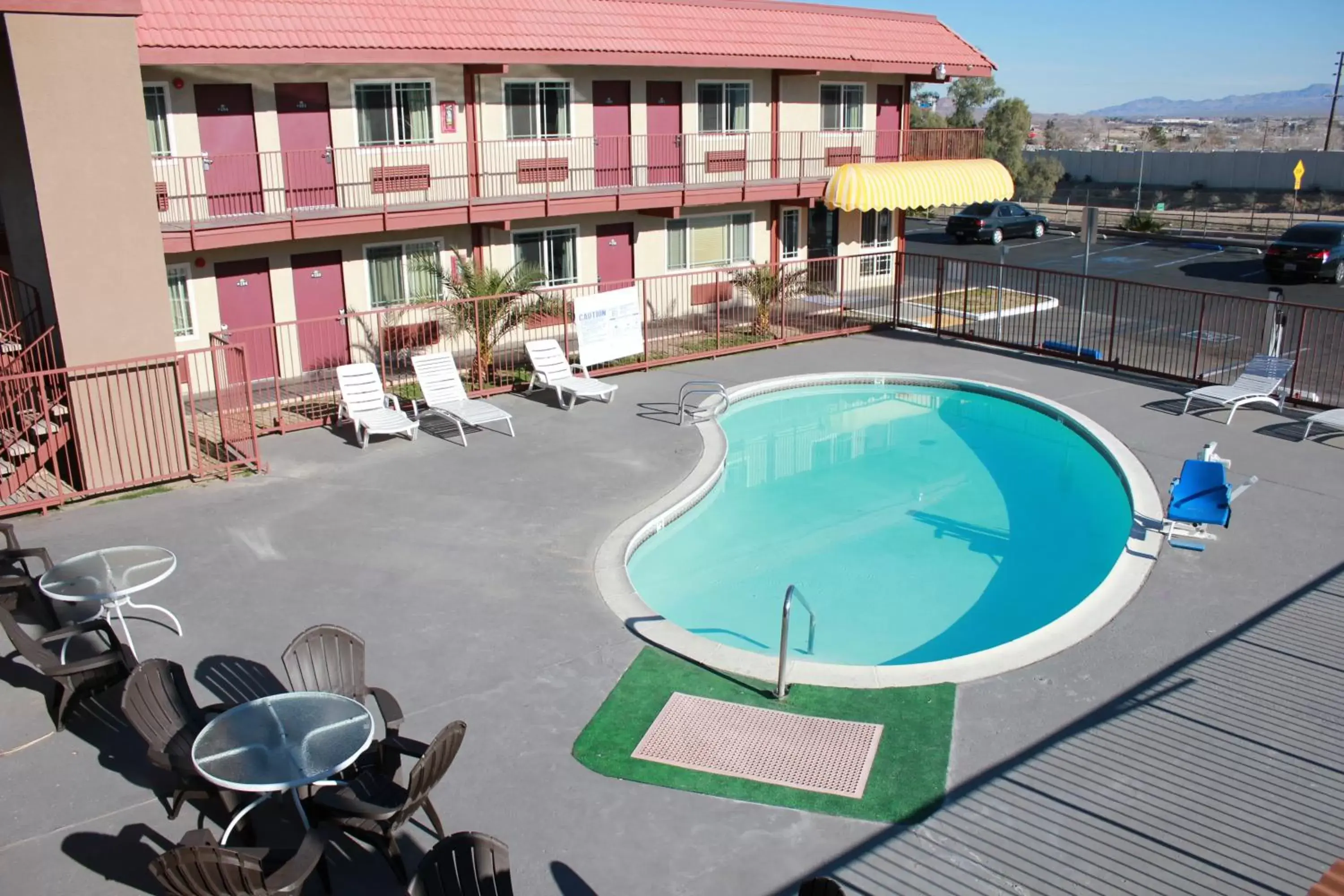 Pool view in Days Inn by Wyndham Barstow Pool view in Days Inn by Wyndham Barstow