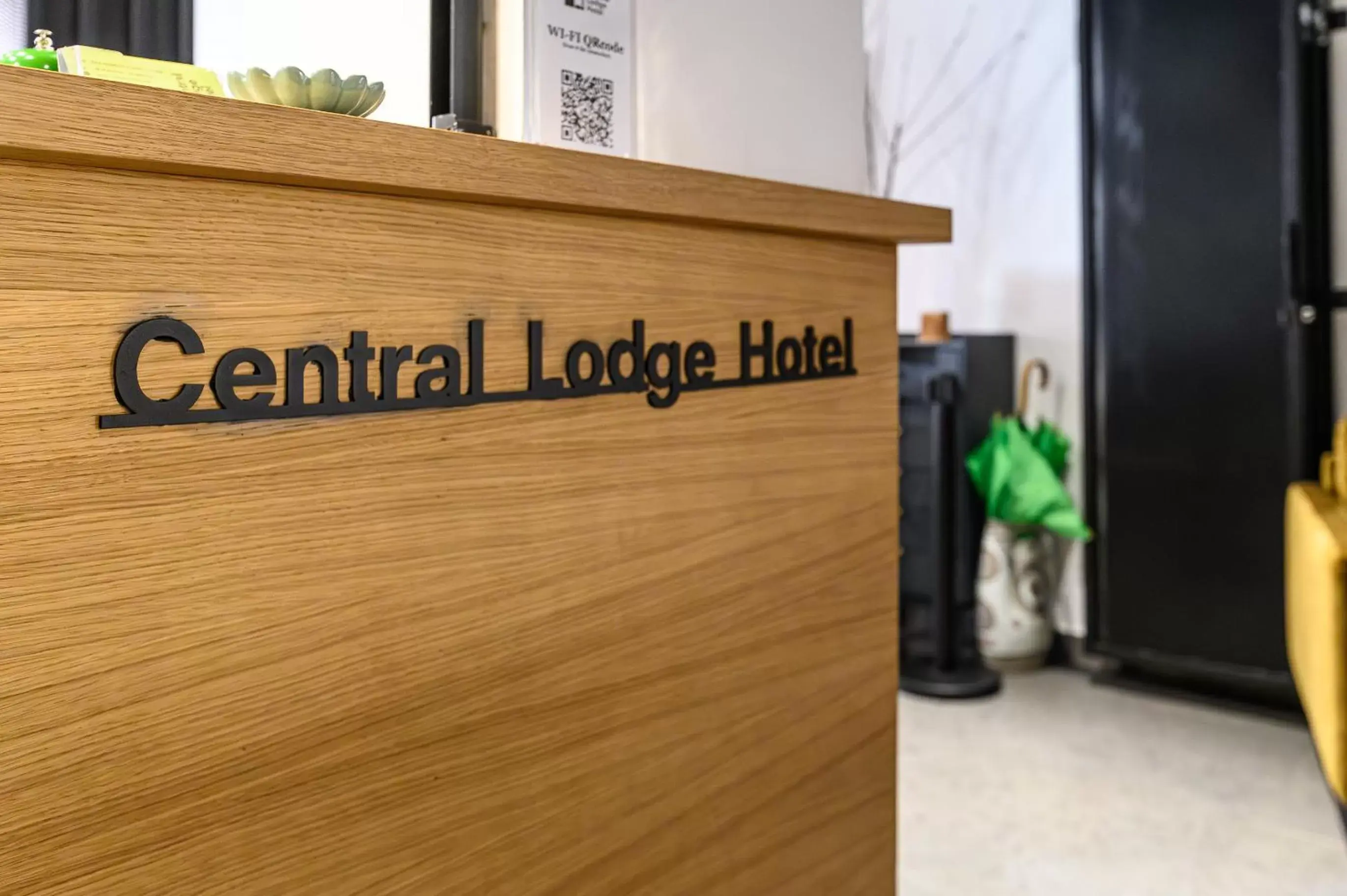 Lobby or reception, Property Logo/Sign in Central Lodge Hotel