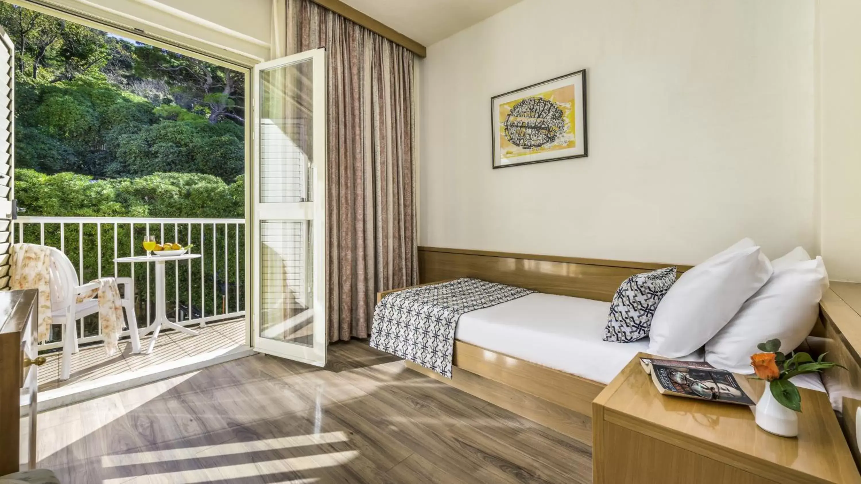 Standard Single Room with Park View and Balcony in Hotel Splendid