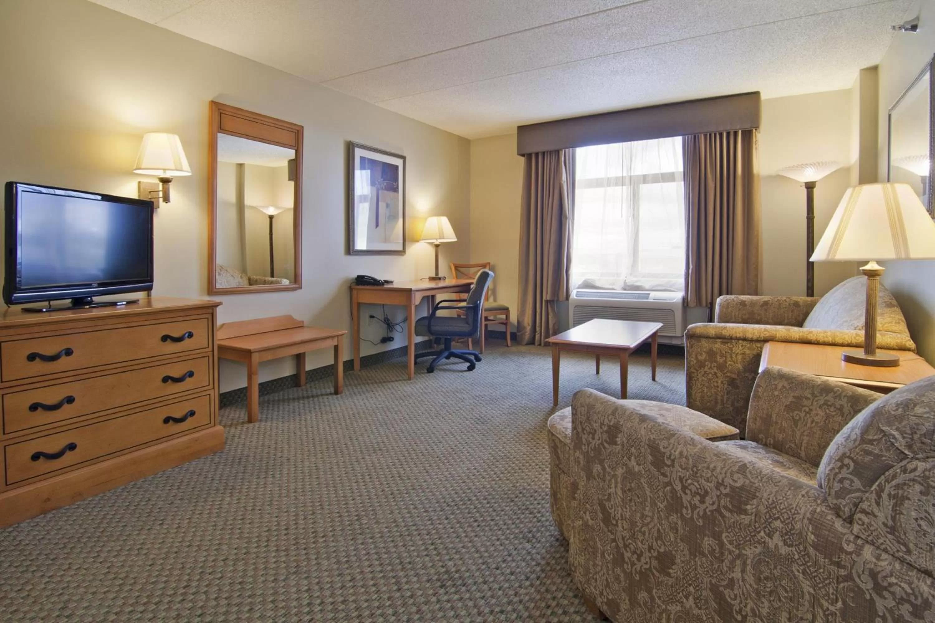 Living room in Wingate by Wyndham Coon Rapids