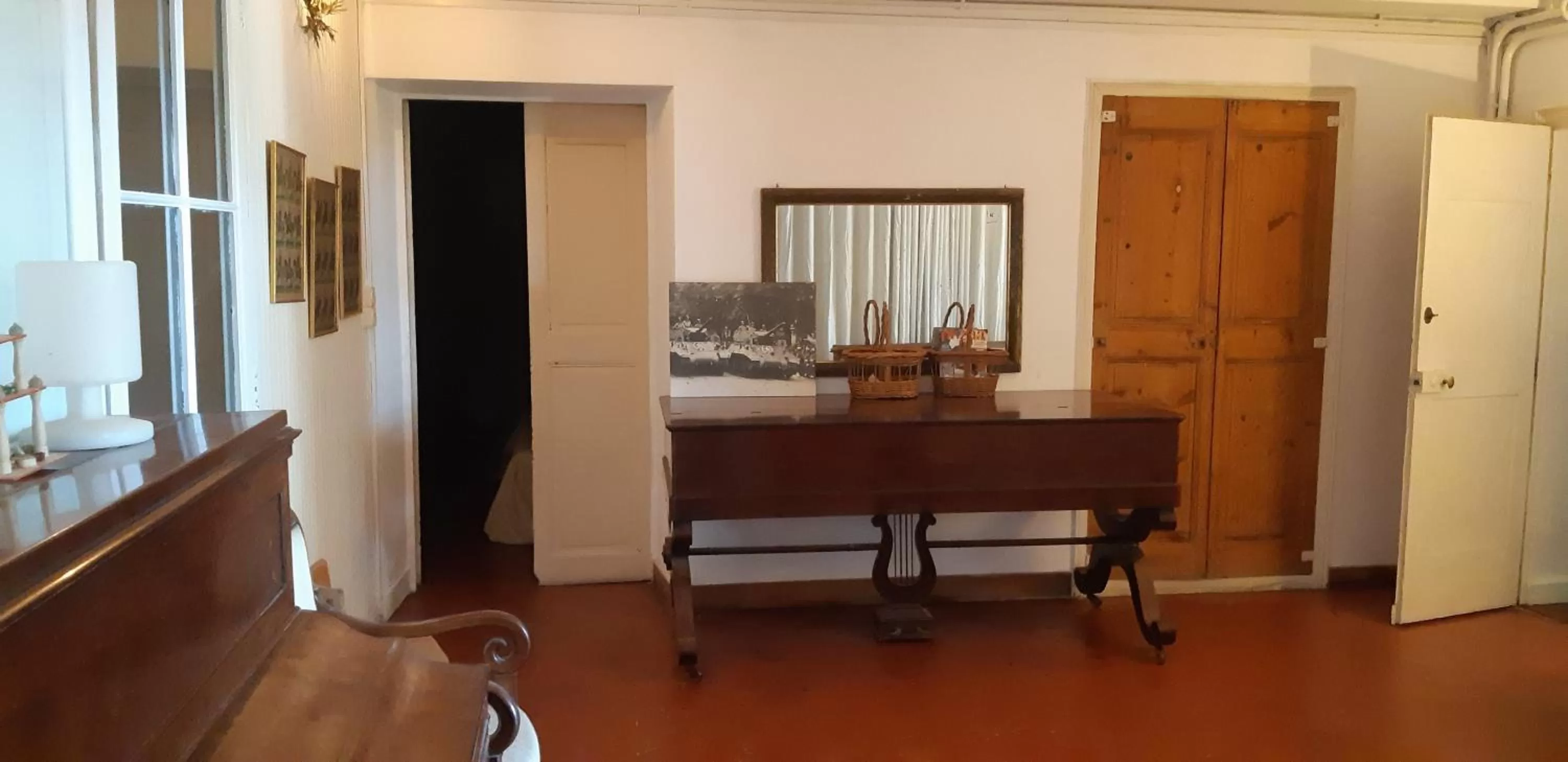 Living room in Mas Palegry côté terrasse