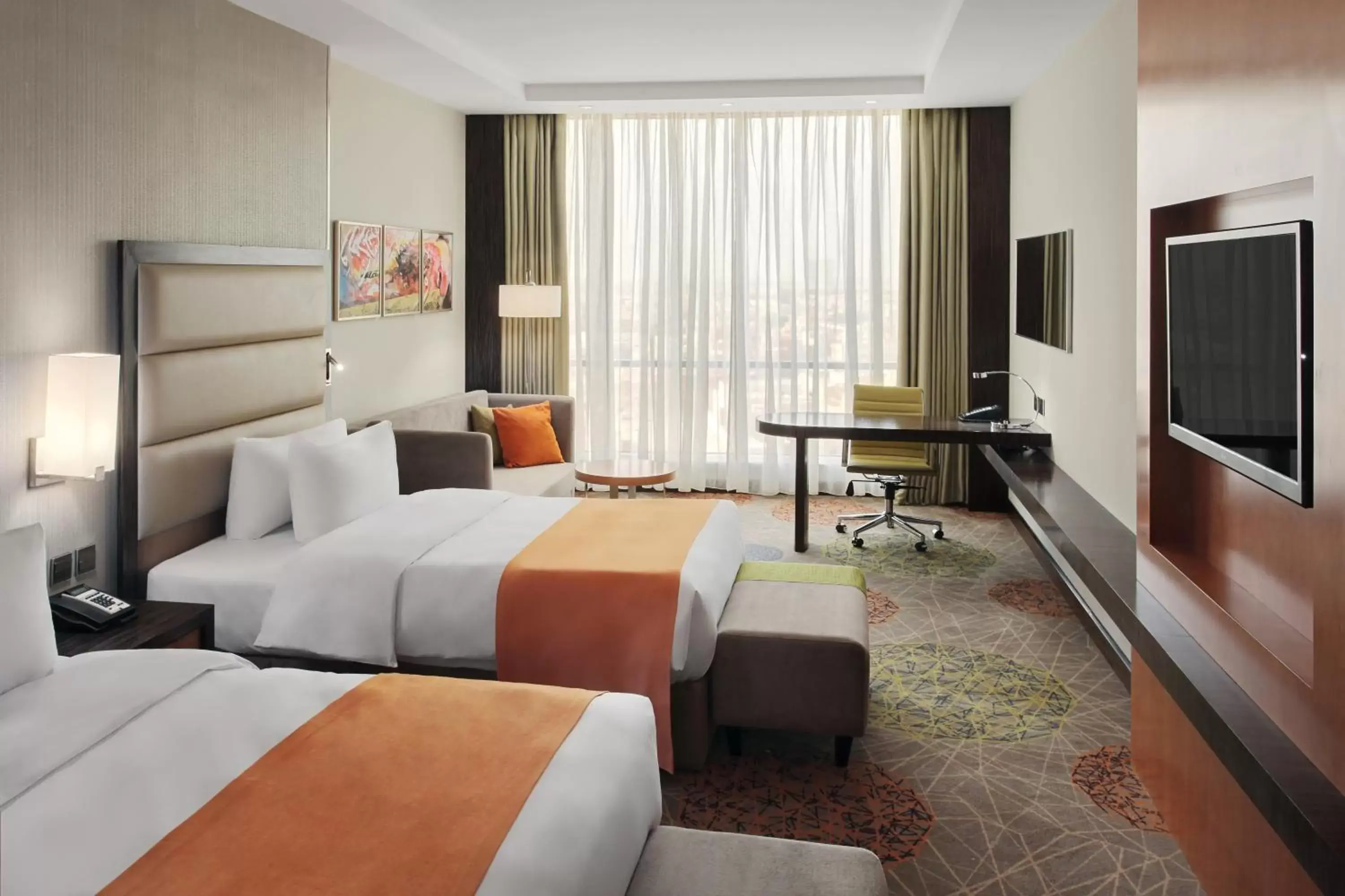 Bed in Holiday Inn Jeddah Gateway, an IHG Hotel