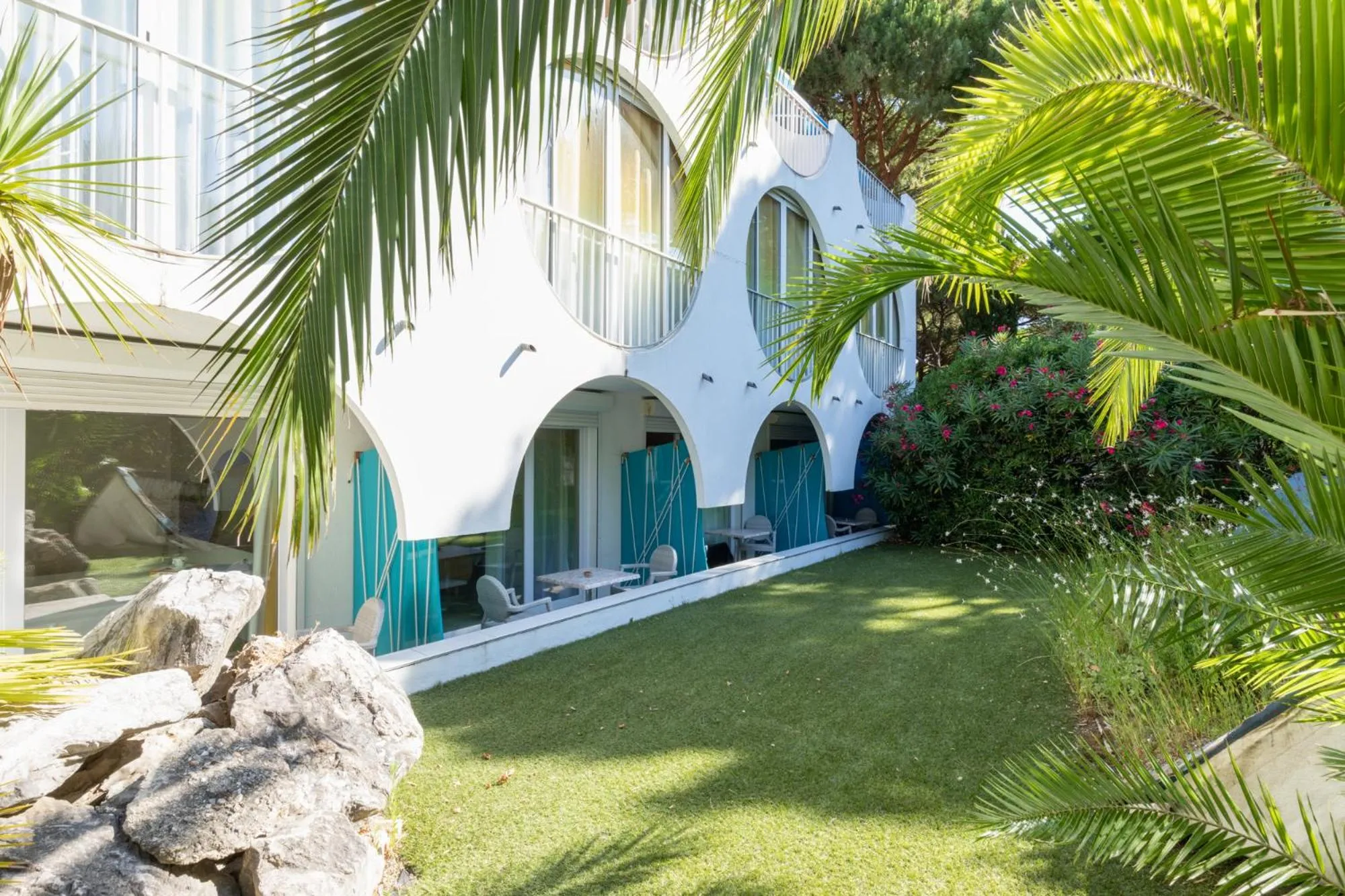 Garden view in Hotel Europe