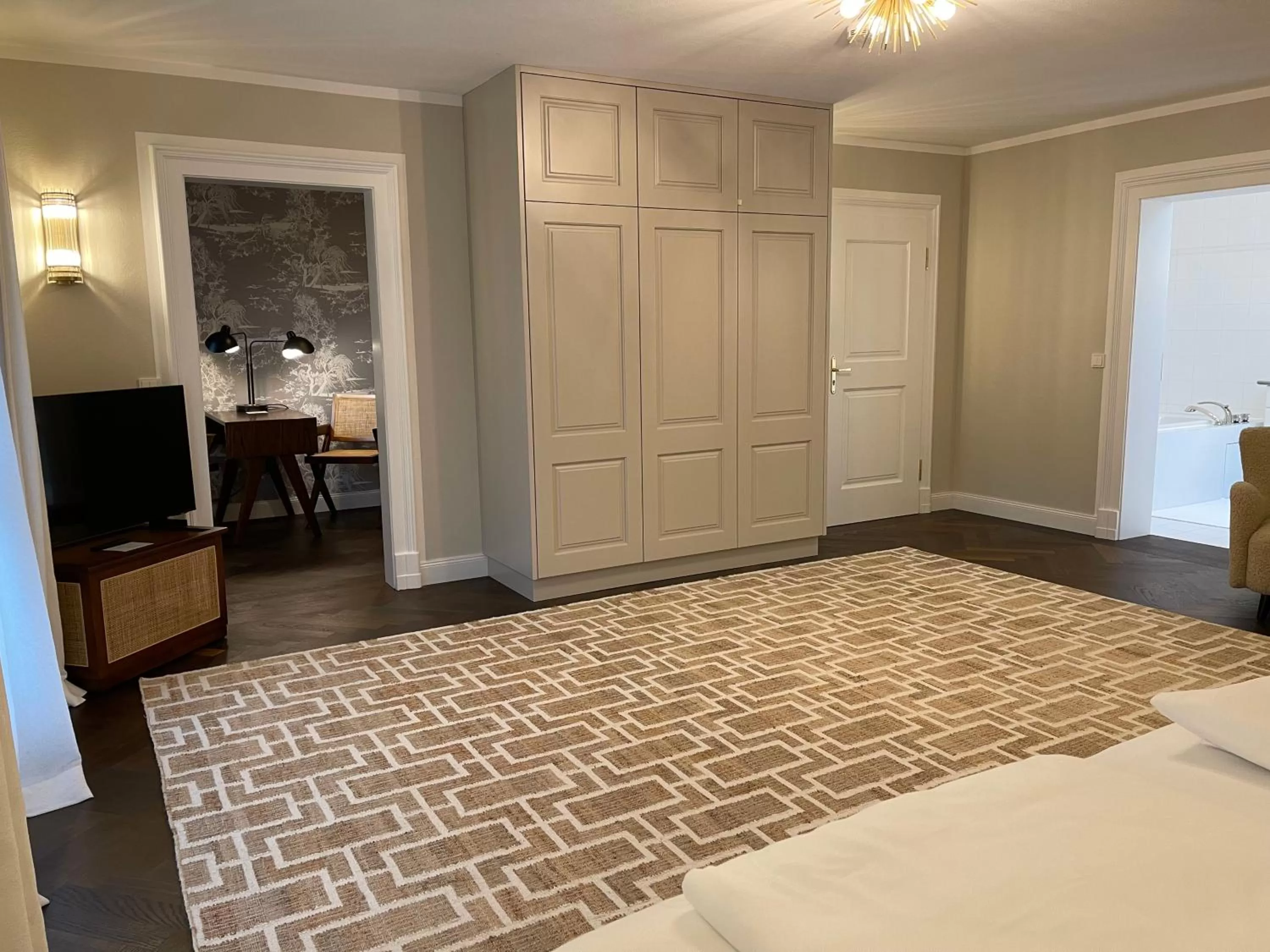 Living room, Bed in Bio Design Boutique Landhaus St Georg