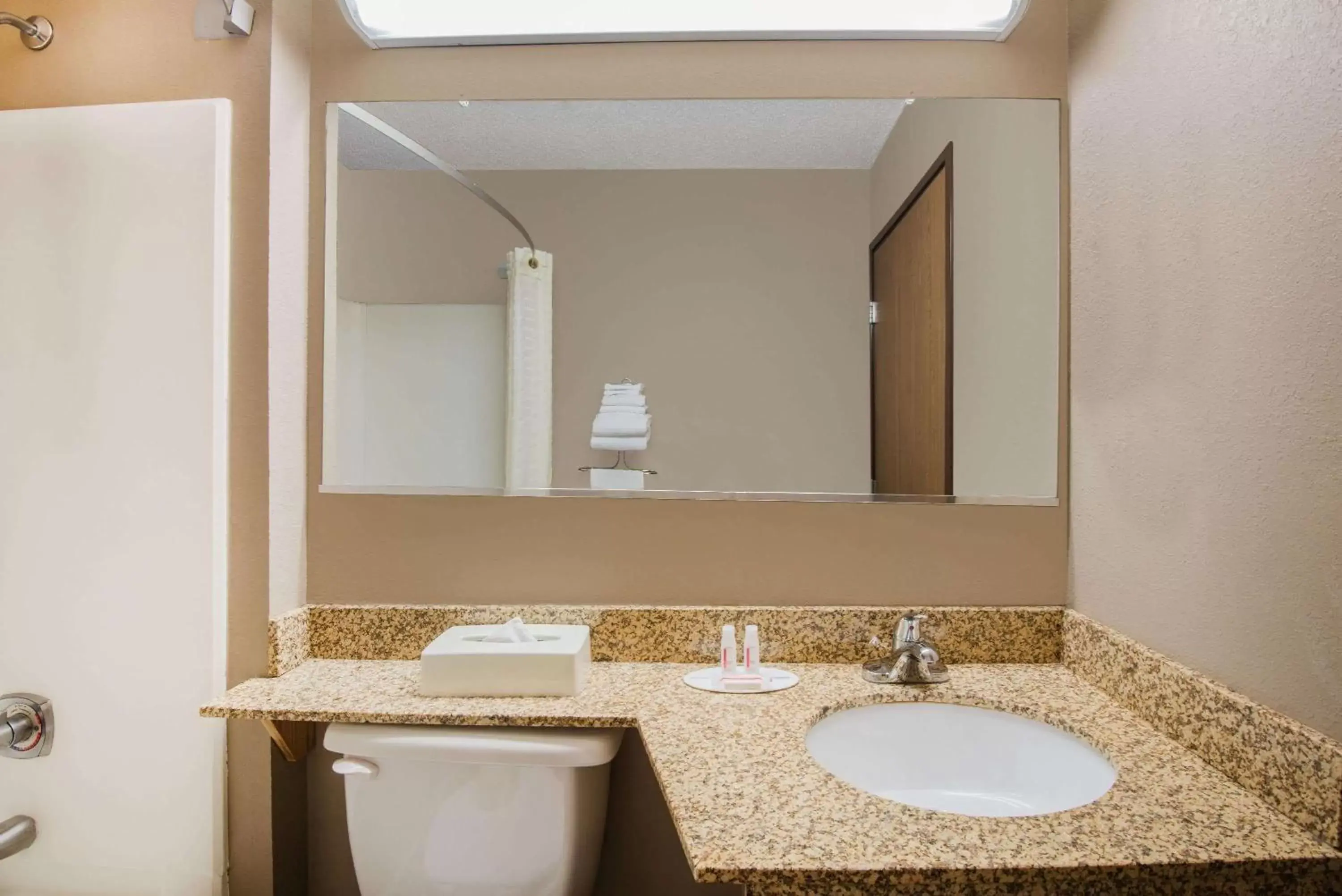 Bathroom in Super 8 by Wyndham Clearfield