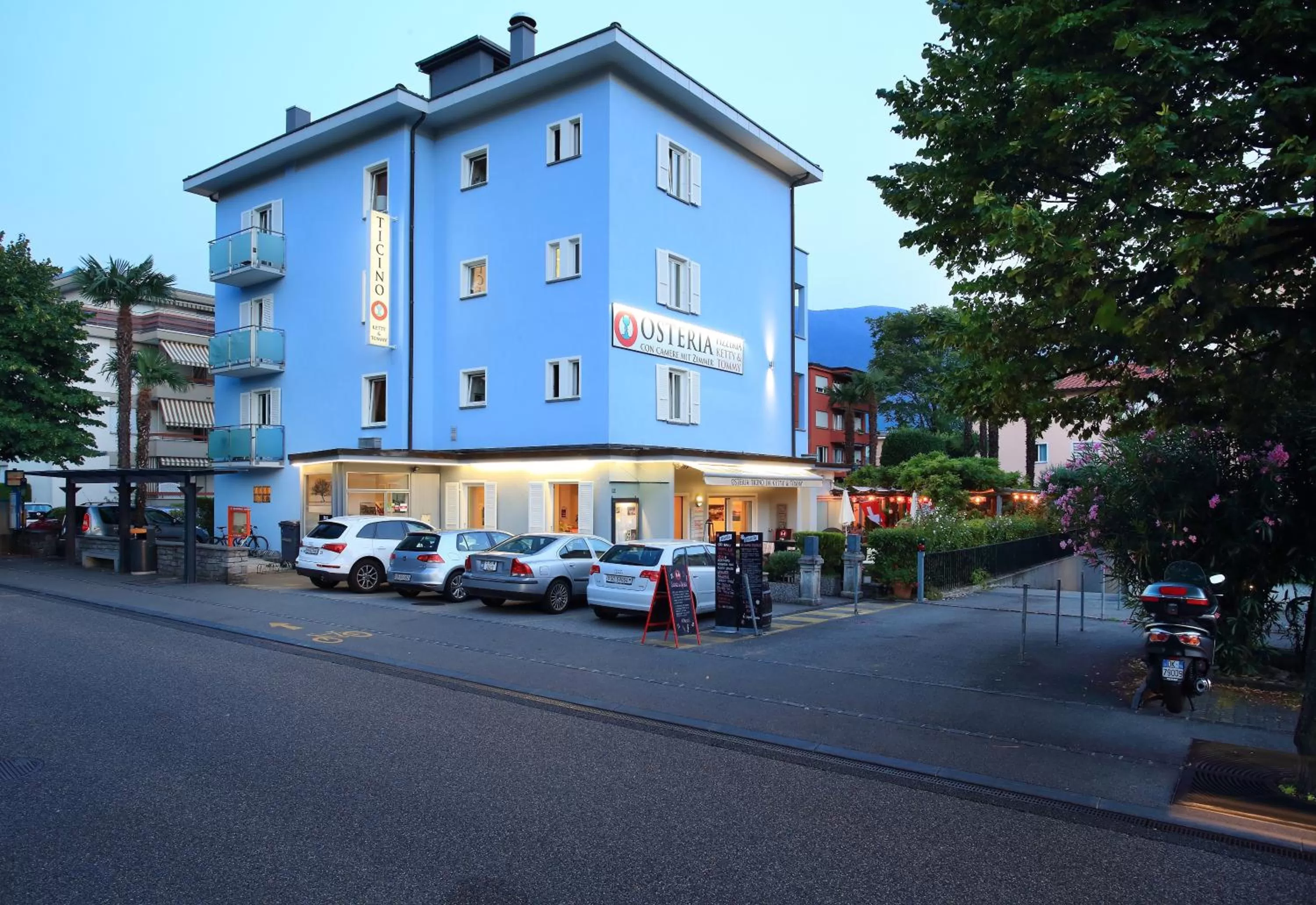 Facade/entrance in Osteria Ticino by Ketty & Tommy