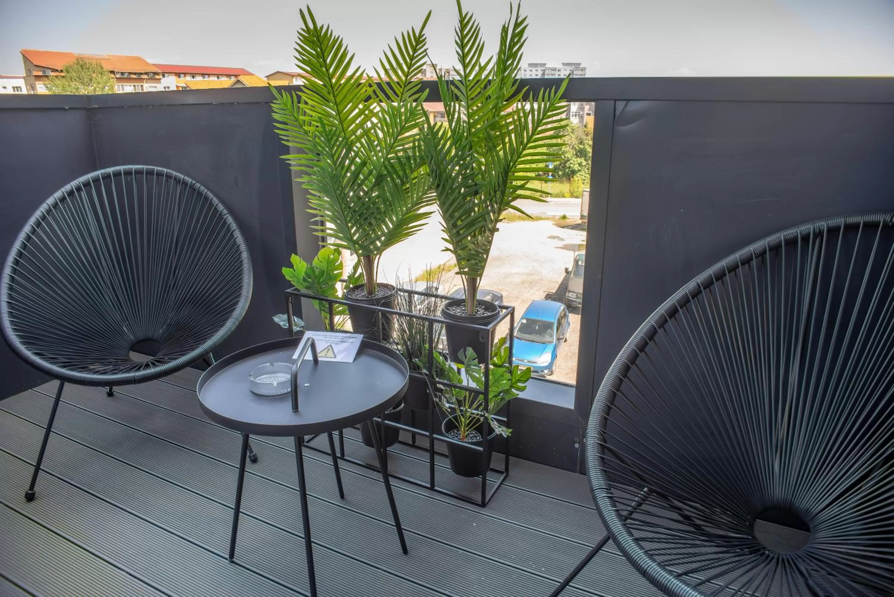 Balcony/Terrace in Steel Residence
