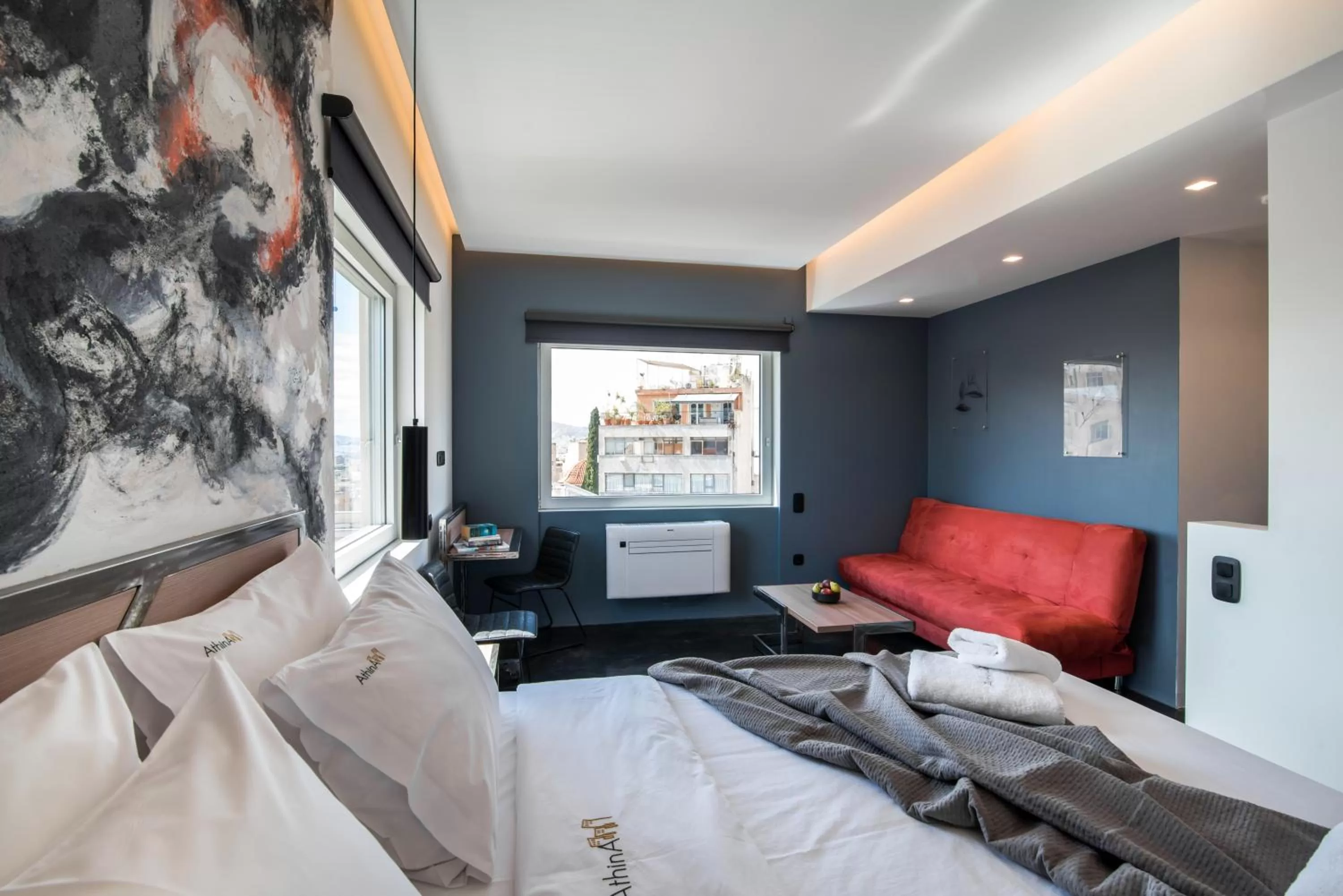 Bedroom, Bed in AthinA STREETAPARTMENTS