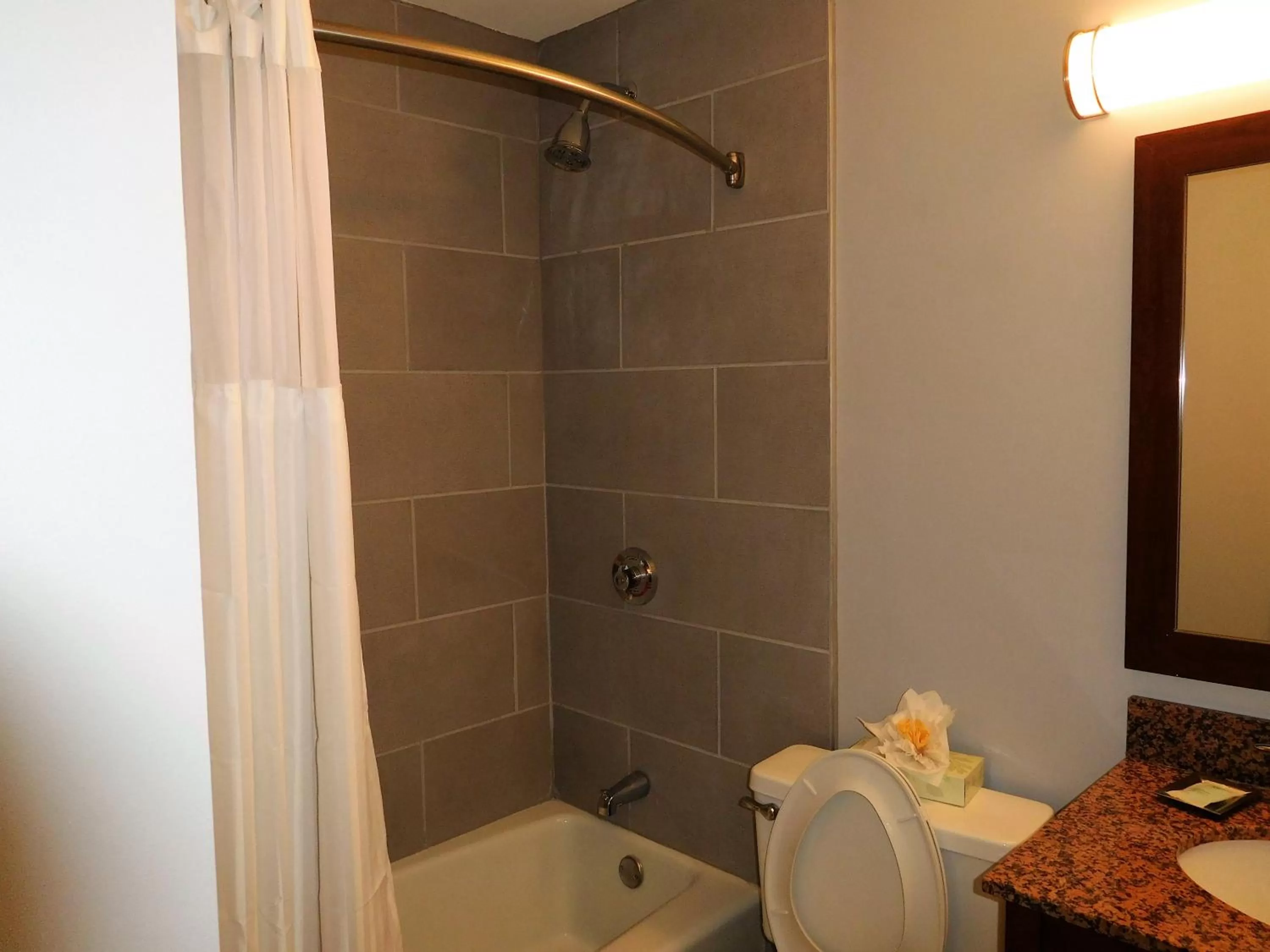 Bathroom in Wyndham Garden Greensboro