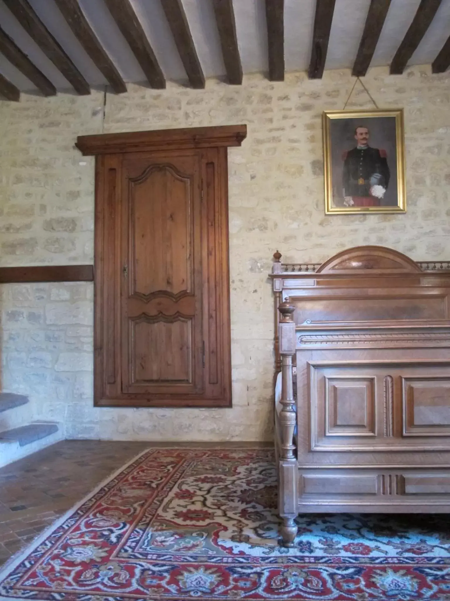 Decorative detail in Le Château d'Asnières en Bessin