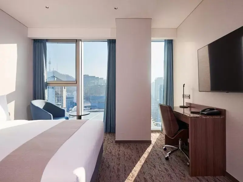 TV and multimedia, TV/Entertainment Center in Stanford Hotel Myeongdong