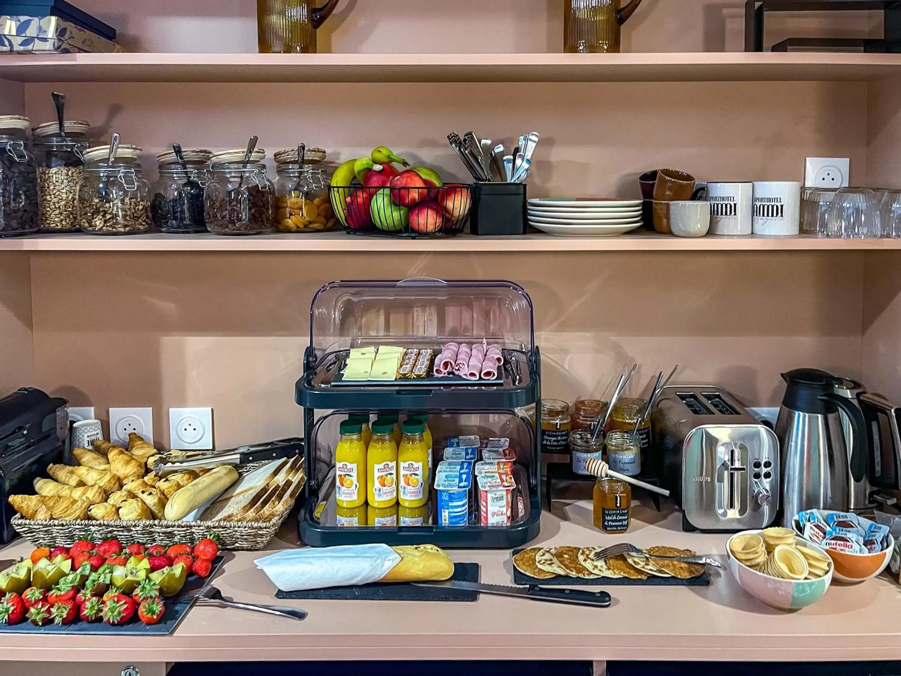 Buffet breakfast in Aparthotel AMMI Nice Lafayette - Reopening 2023