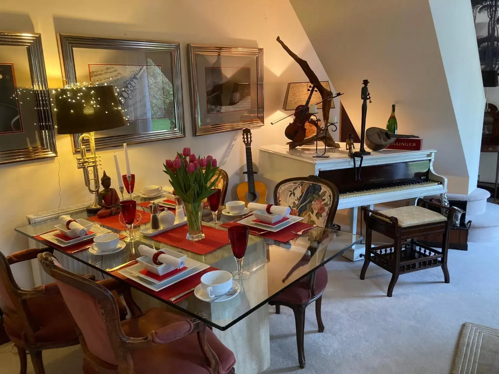 Dining area, Restaurant/Places to Eat in The Lodge at Ruddington