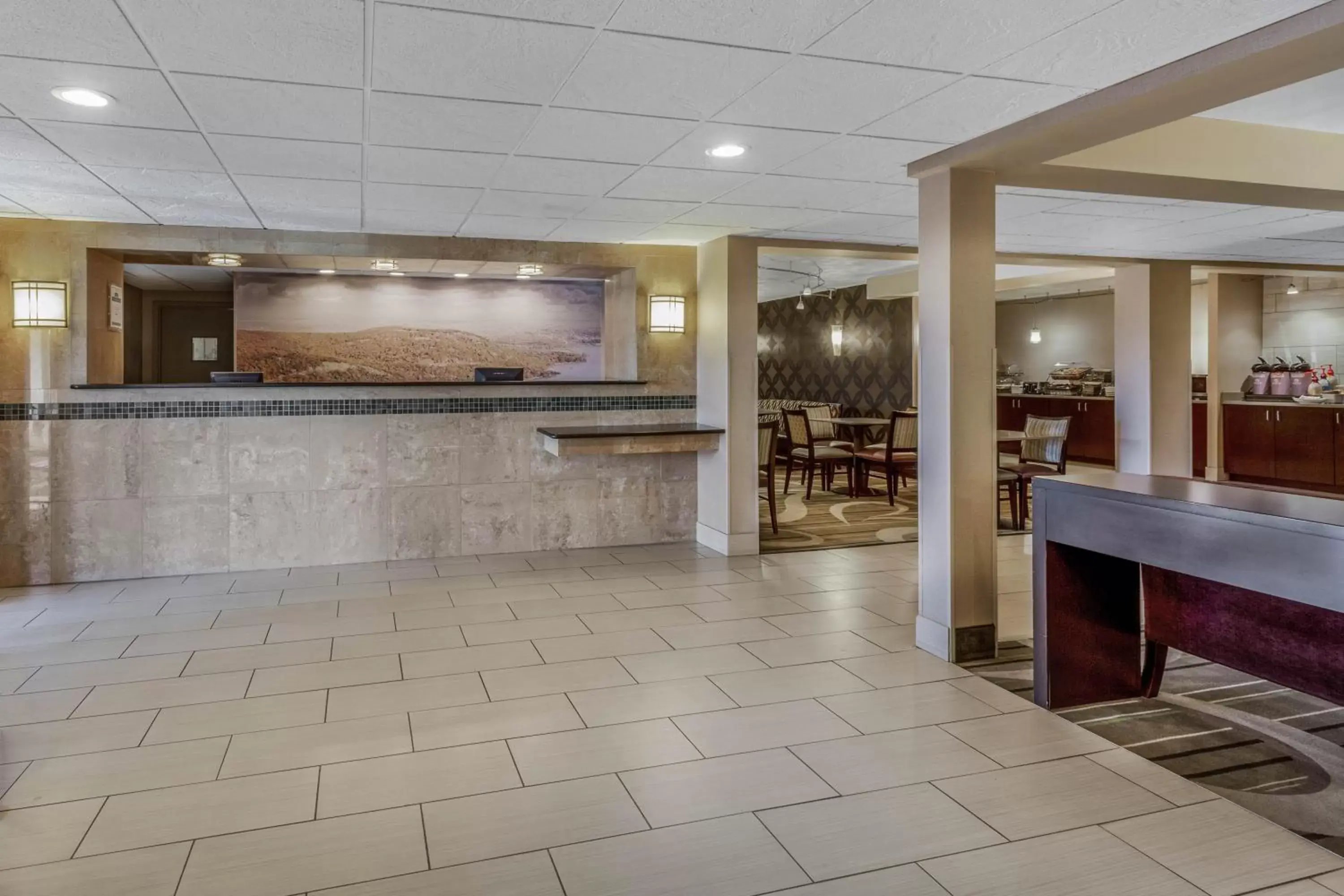 Lobby or reception in La Quinta Inn by Wyndham Binghamton - Johnson City Lobby or reception in La Quinta Inn by Wyndham Binghamton - Johnson City