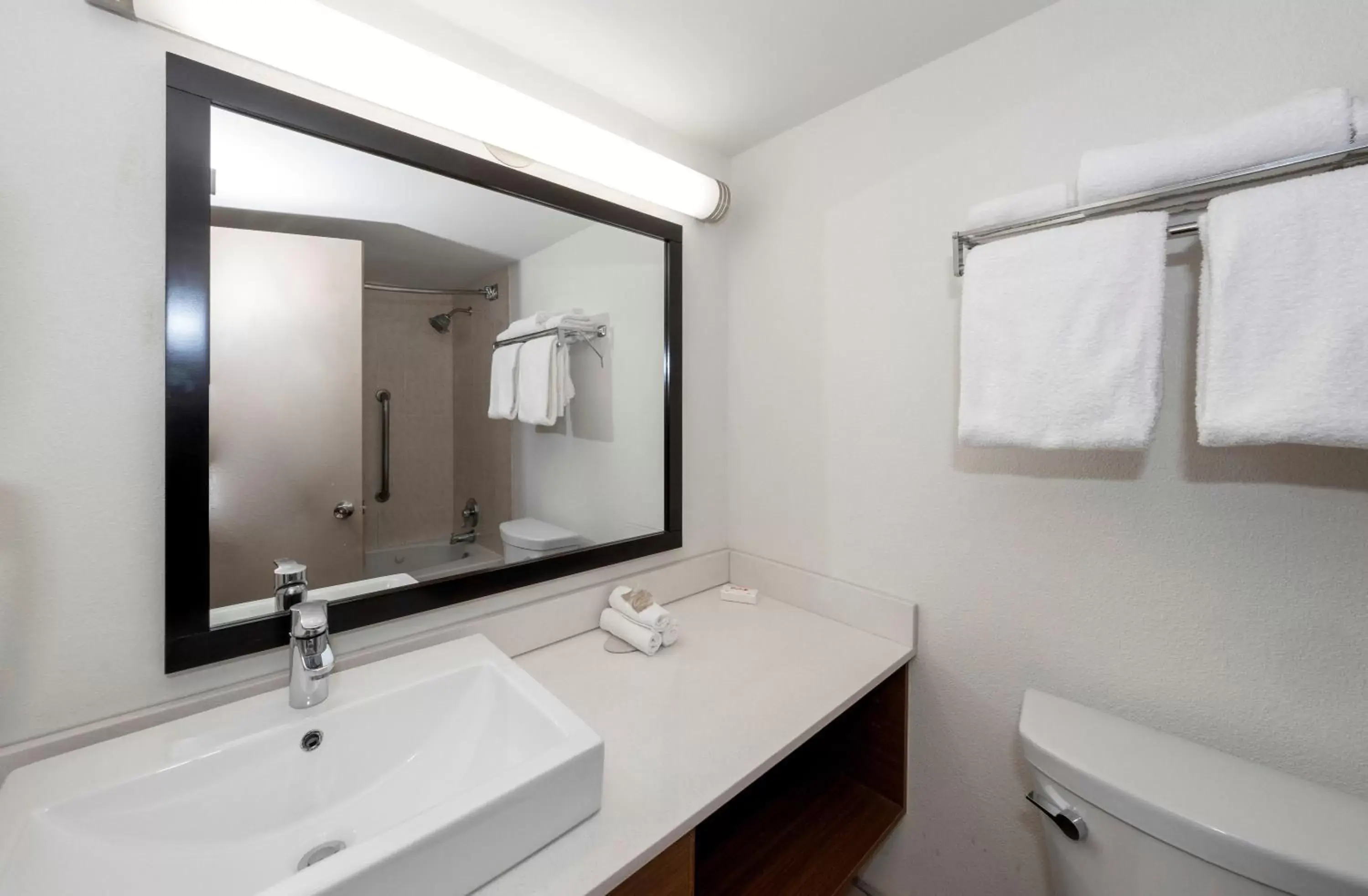 Bathroom in Red Roof Inn PLUS Newark Liberty Airport - Carteret