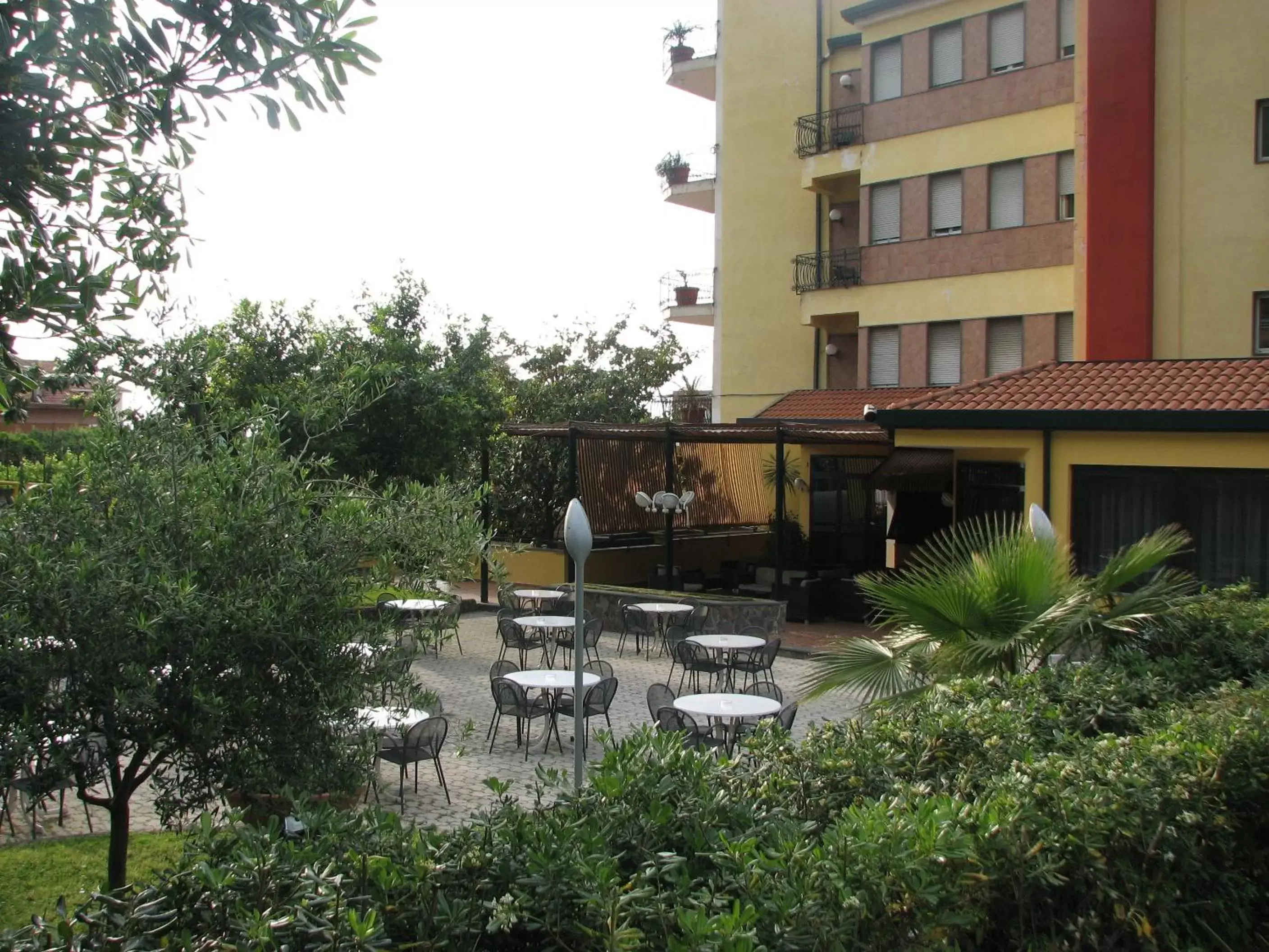 Patio in Hotel Parco