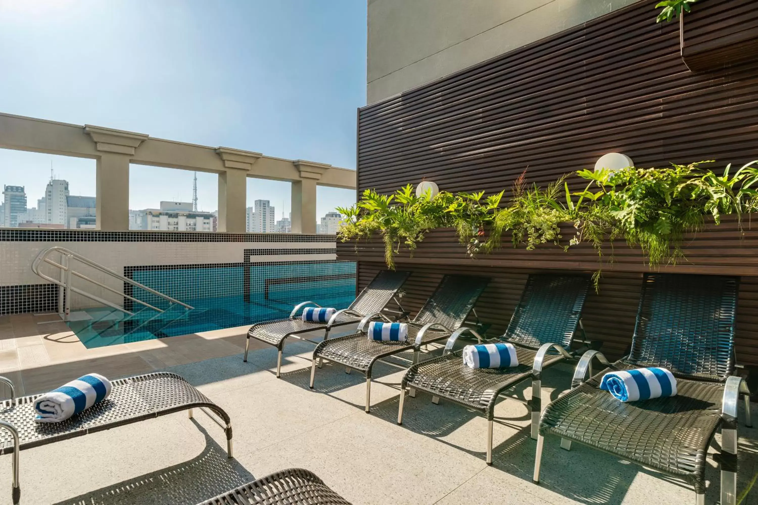 Pool view in Novotel SP Jardins