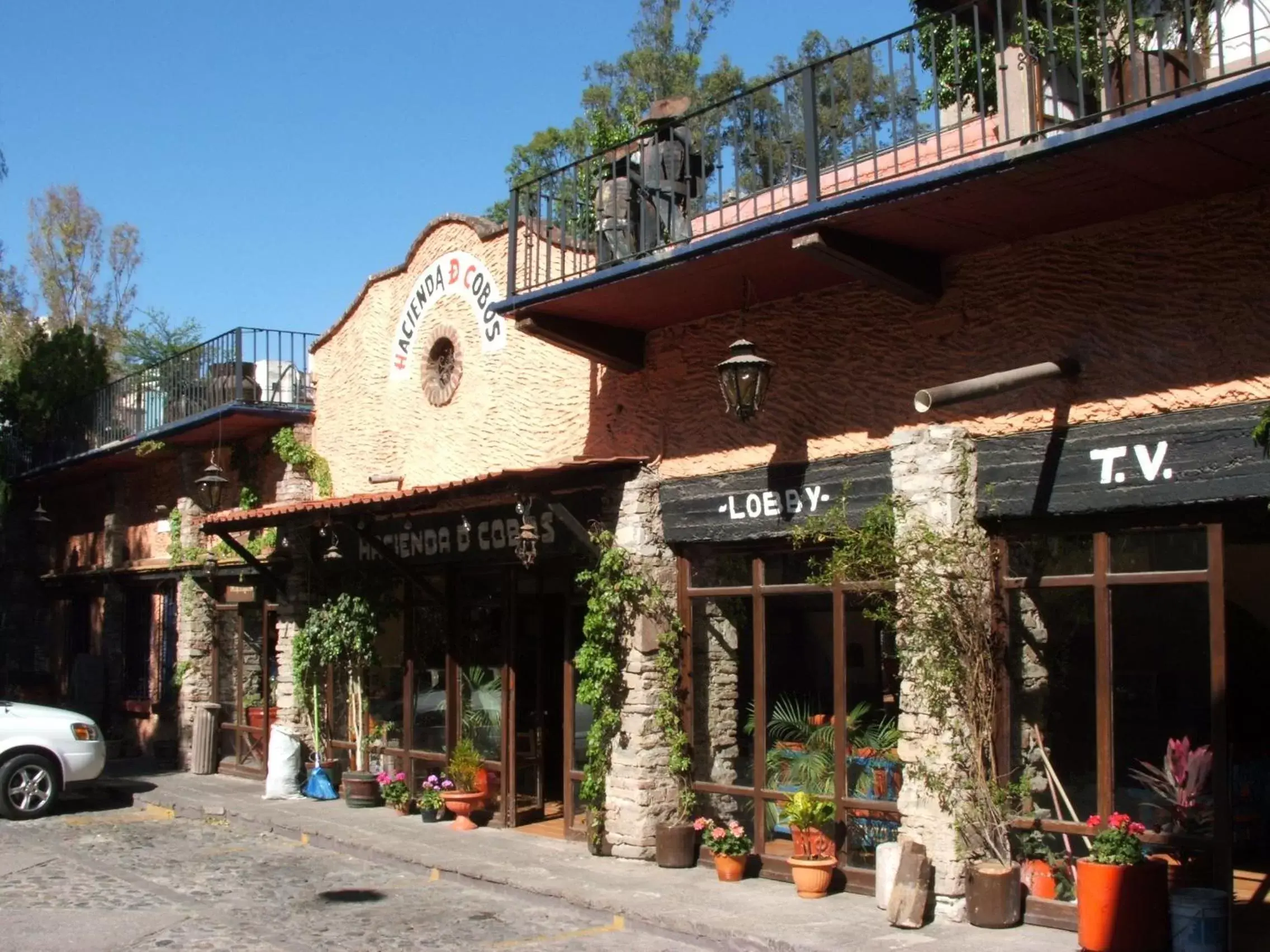 Facade/entrance, Property Building in Hotel Hacienda de Cobos