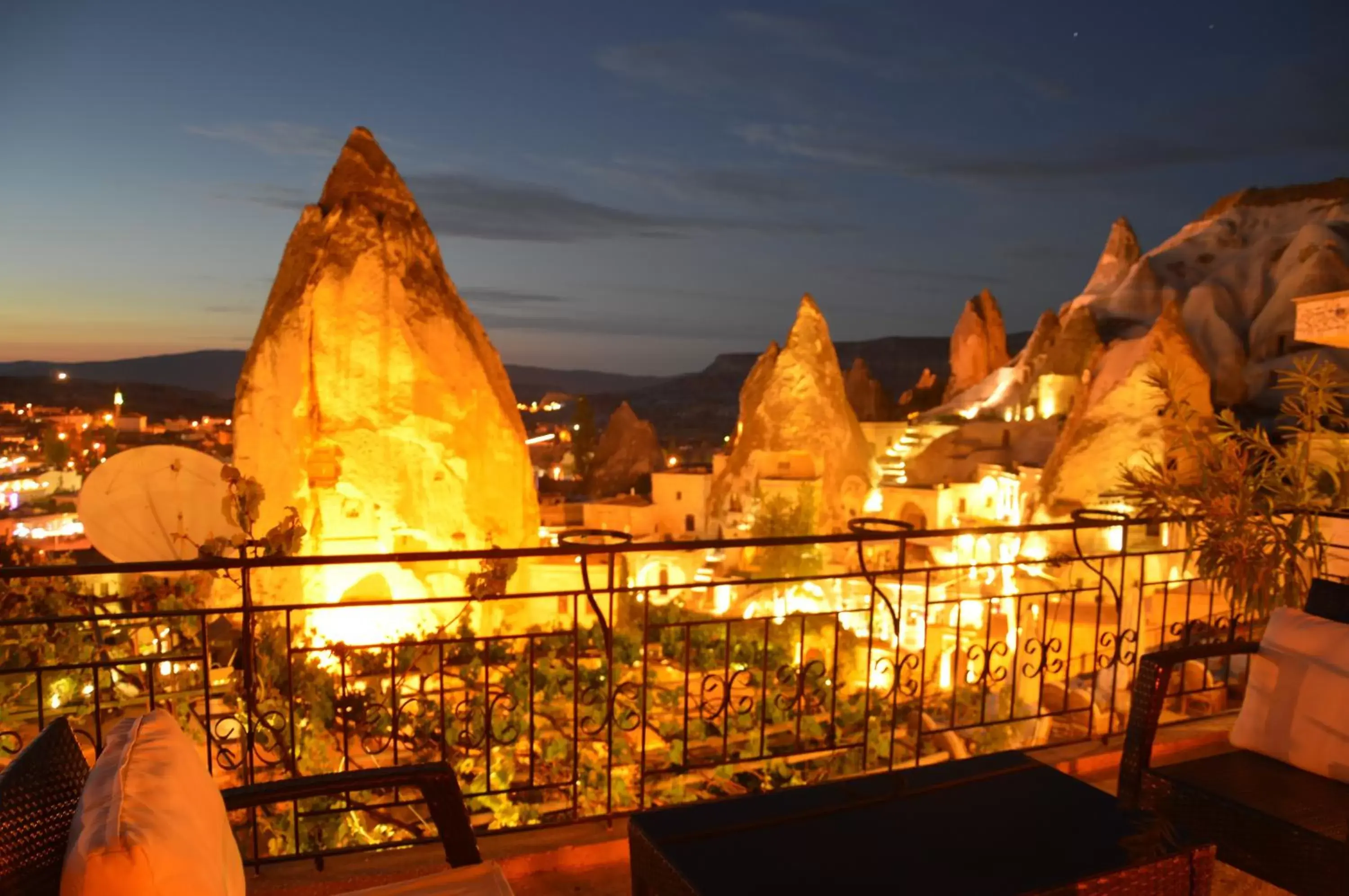 Patio in Elite Cave Suites