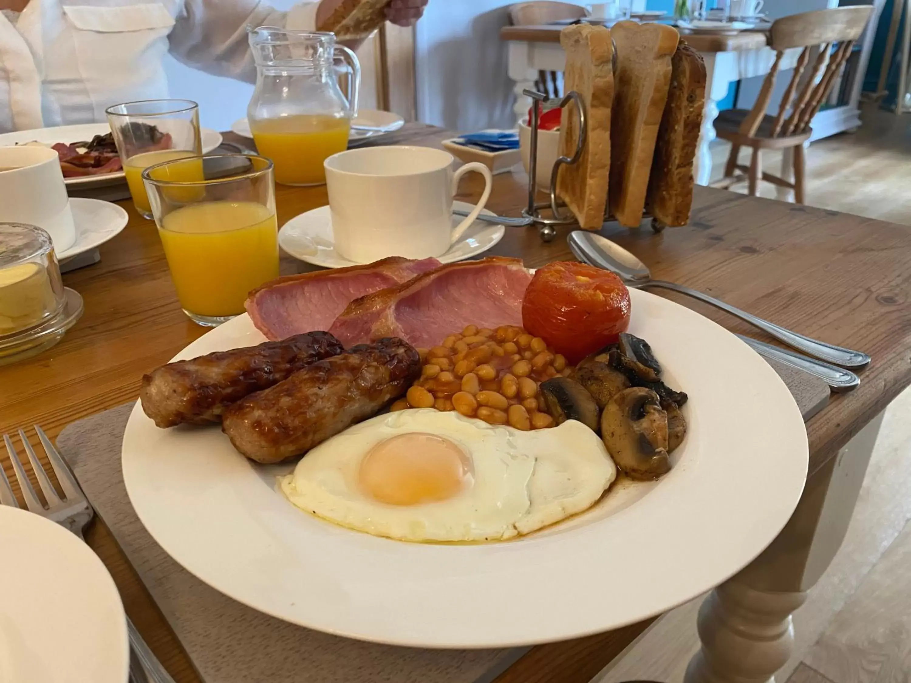 English/Irish breakfast, Breakfast in The Gables Bed & Breakfast