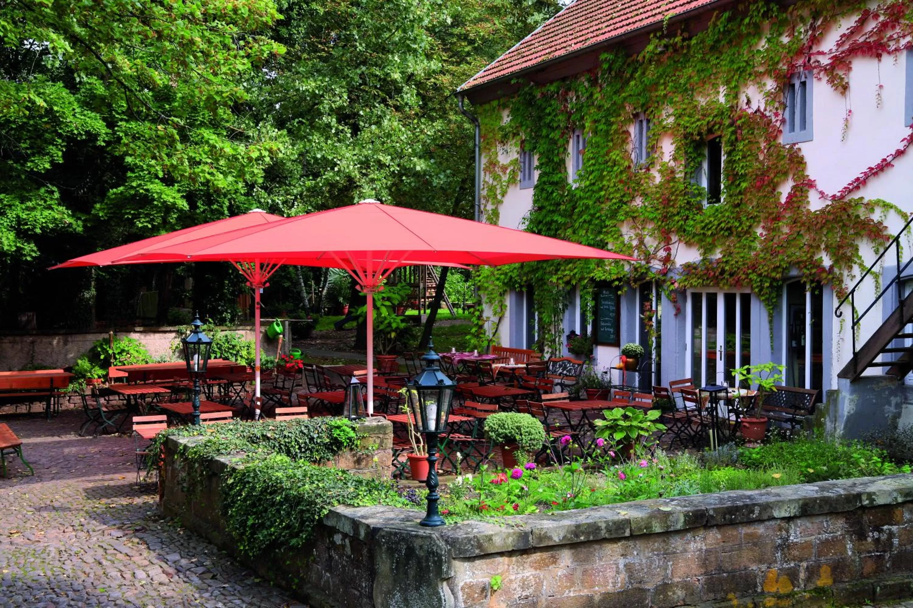 Patio in Hotel Villa Keller