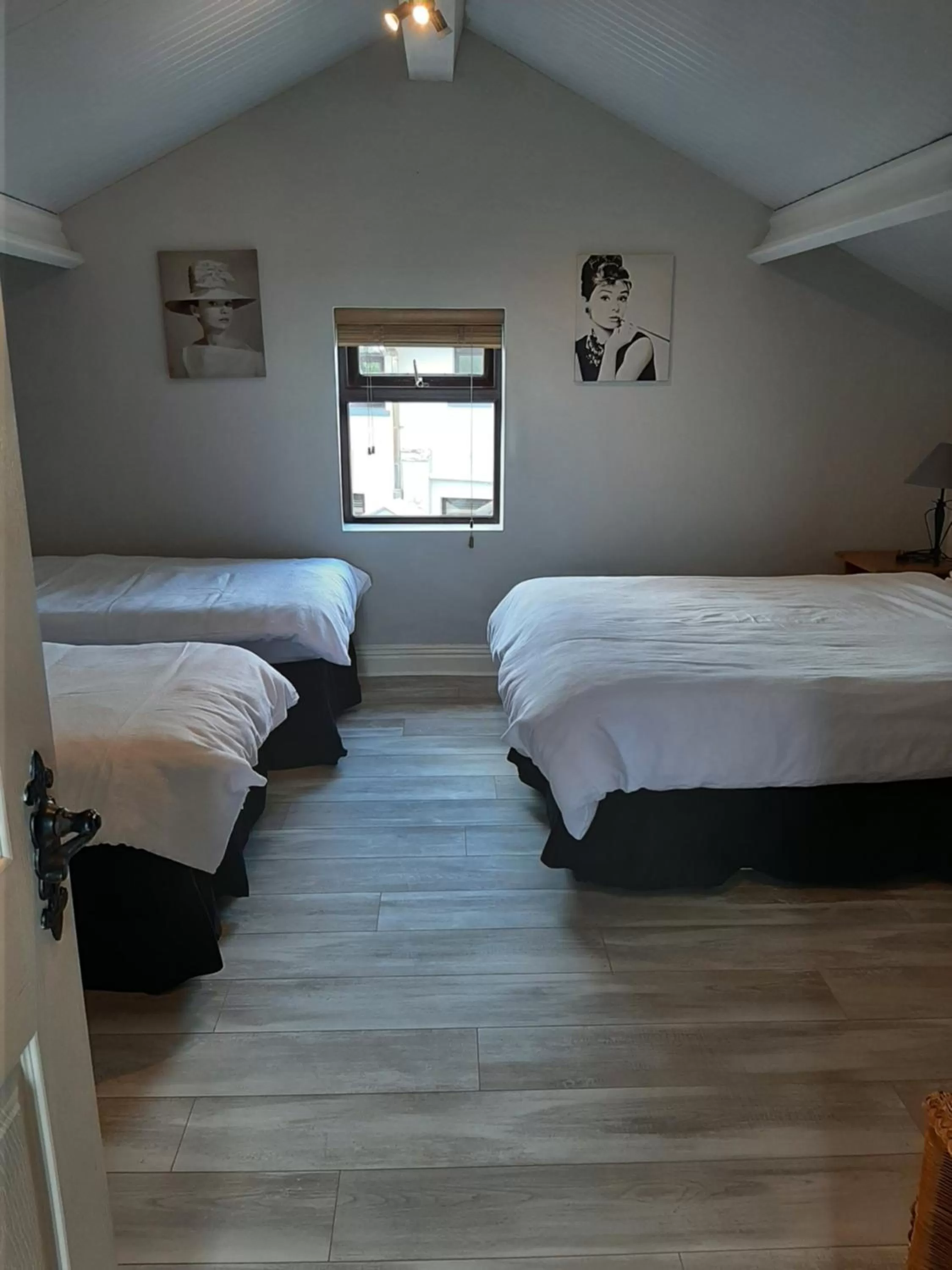 Bed in Johnny B's B&B