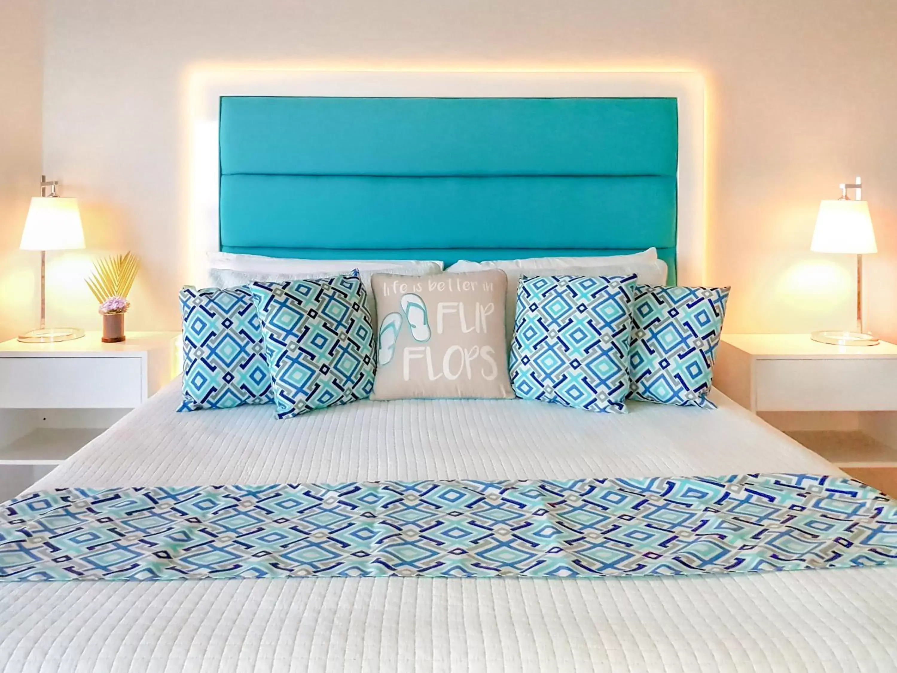 Bed in Luxe Beach Resort