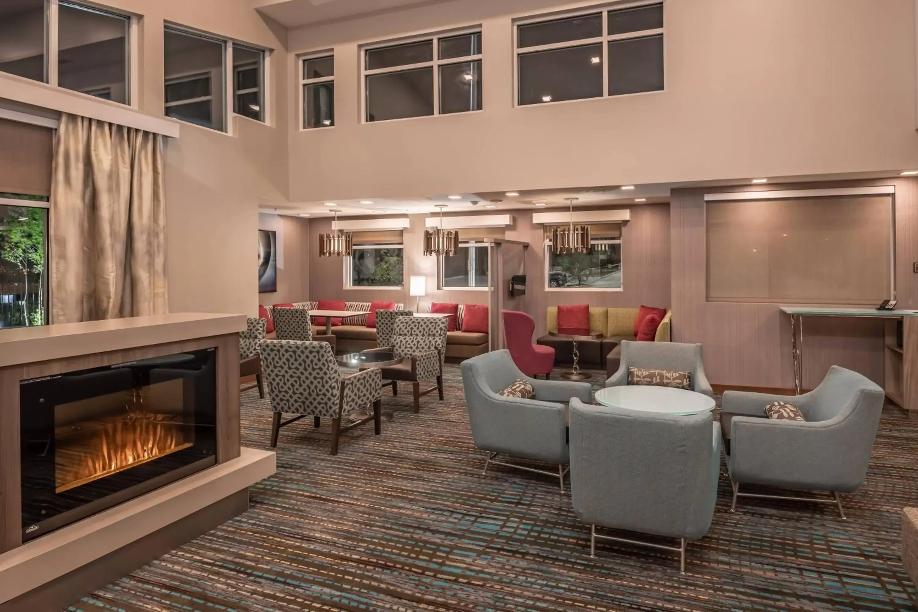 Property building, Seating Area in Residence Inn by Marriott Dallas at The Canyon