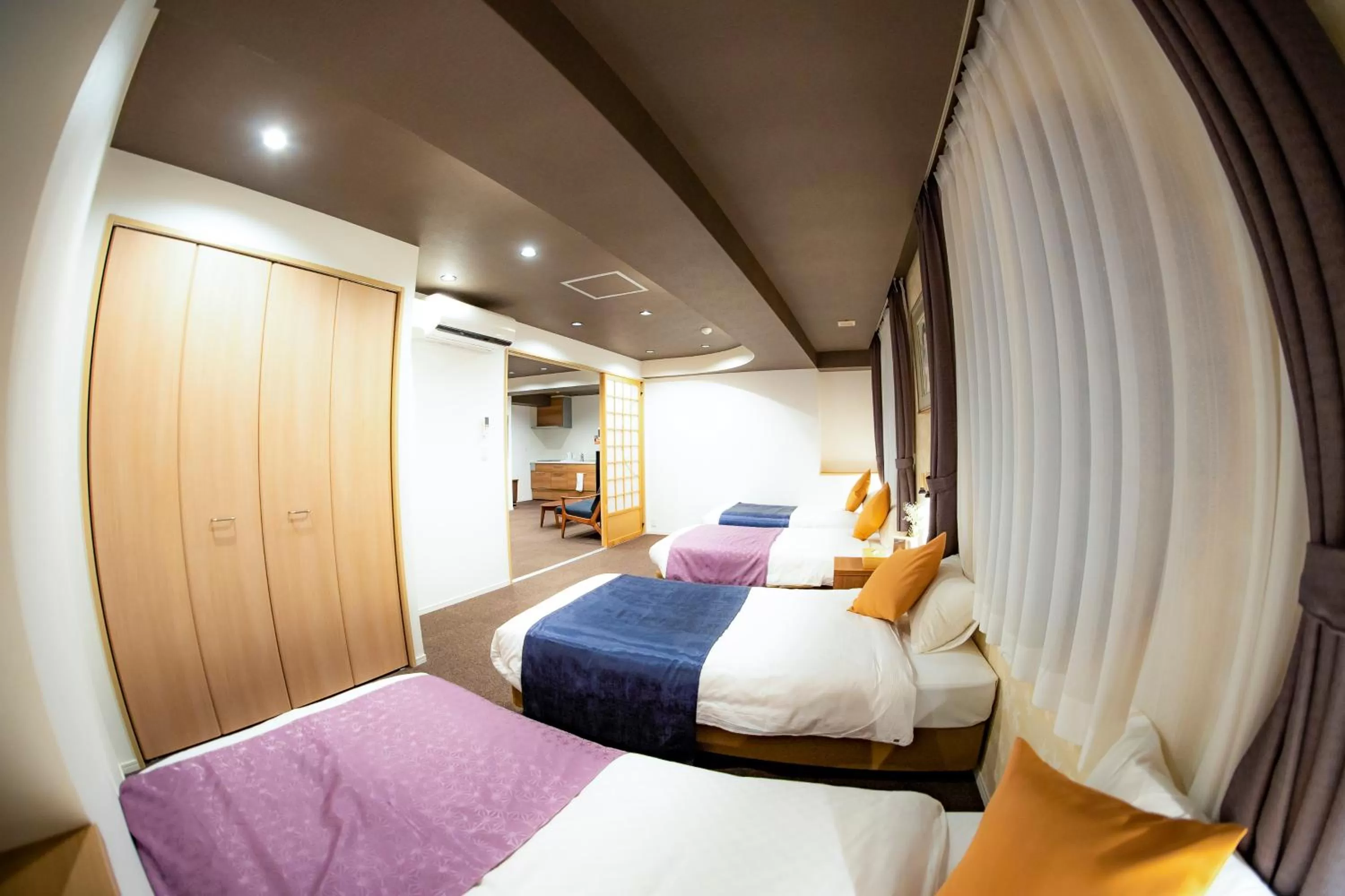 Bed in Hotel S-Presso Central