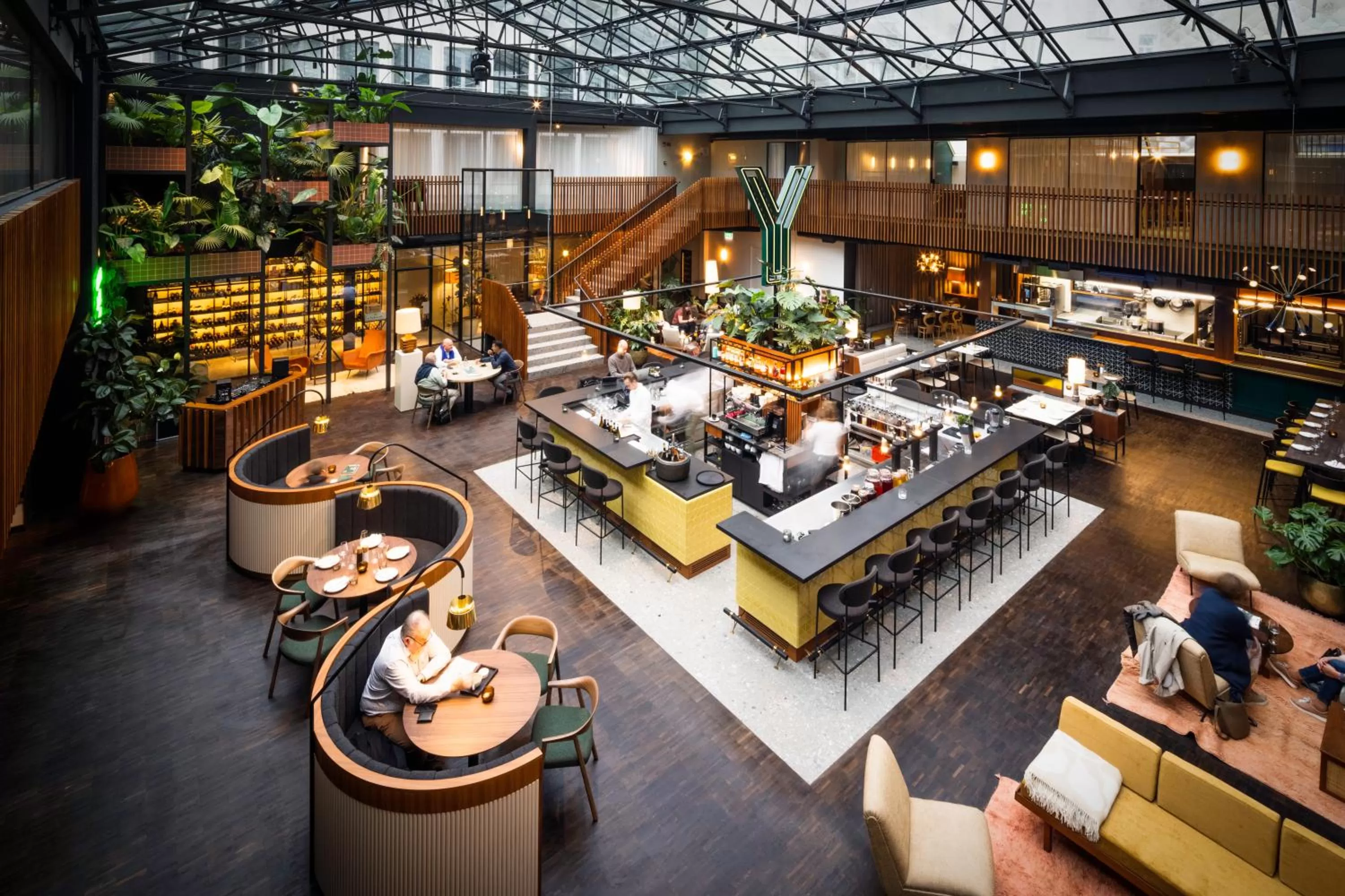 Restaurant/places to eat in Yalo Urban Boutique Hotel Gent