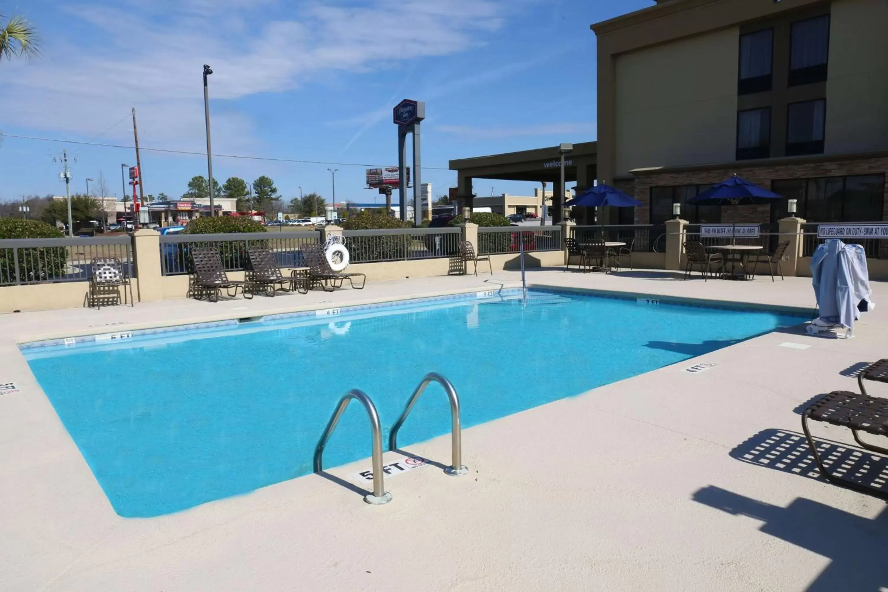 Pool view, Swimming Pool in Hampton Inn Sumter