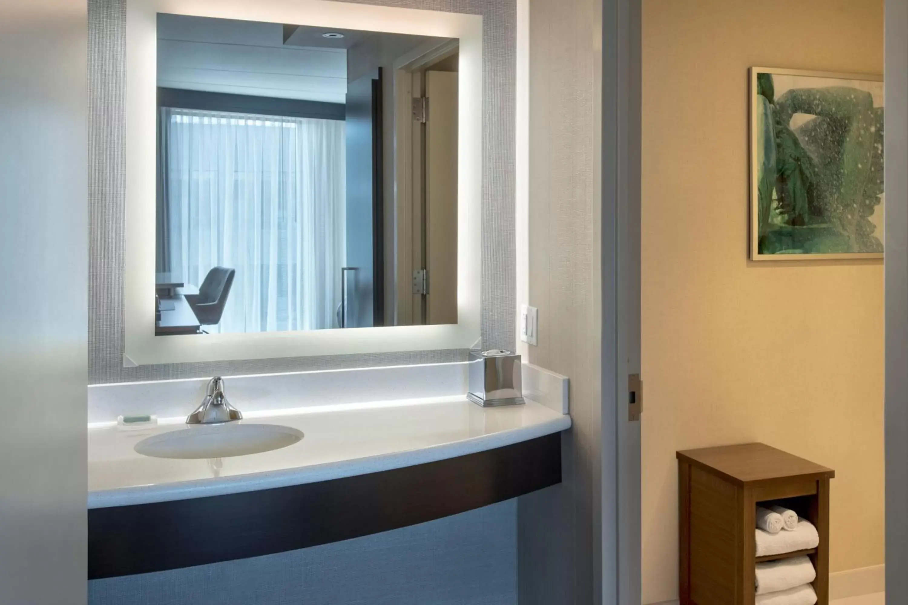 Bathroom in Courtyard by Marriott Philadelphia South at The Navy Yard