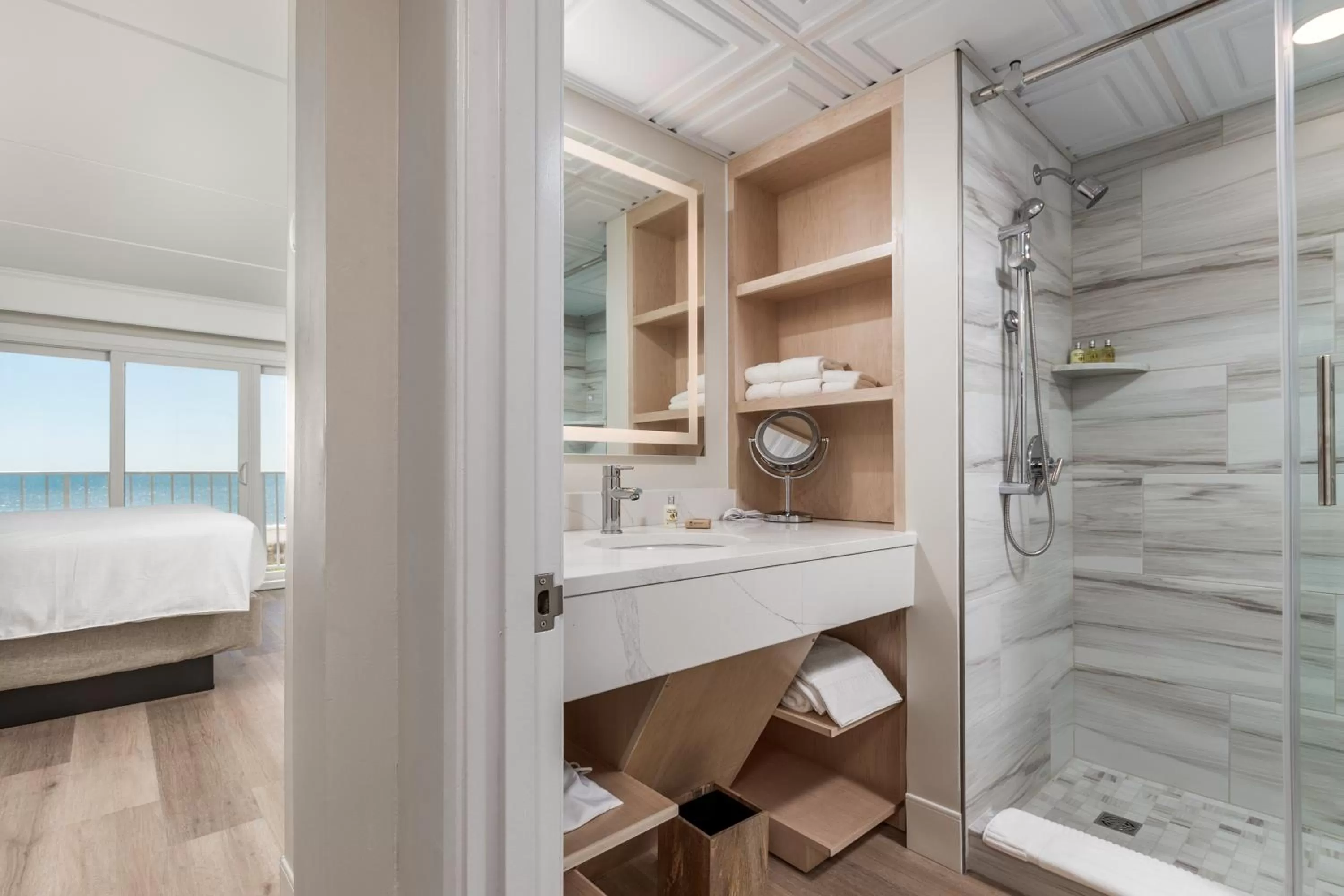 Shower in Princess Royale Oceanfront Resort