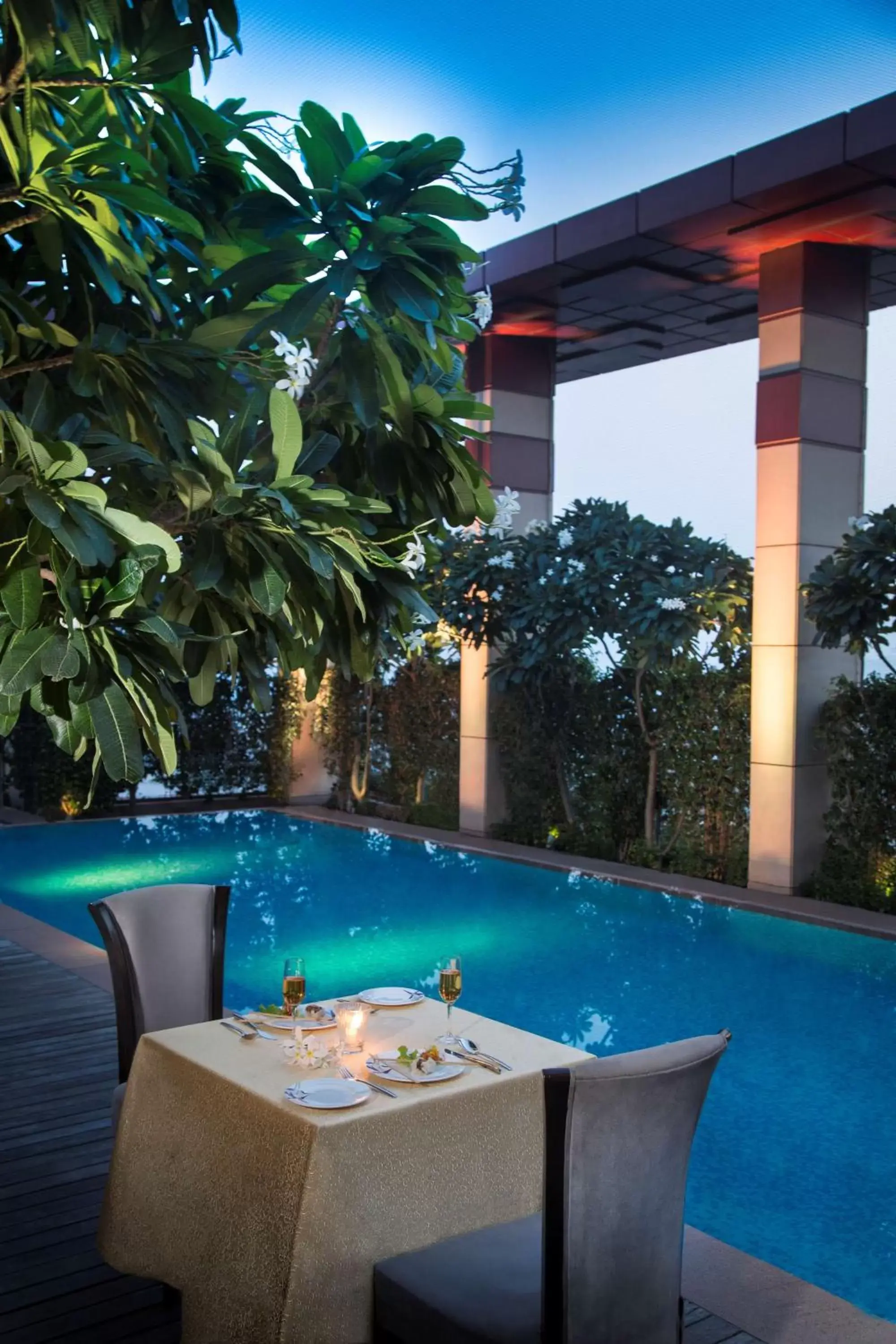 Pool view, Swimming Pool in Radisson Blu Hotel, Indore