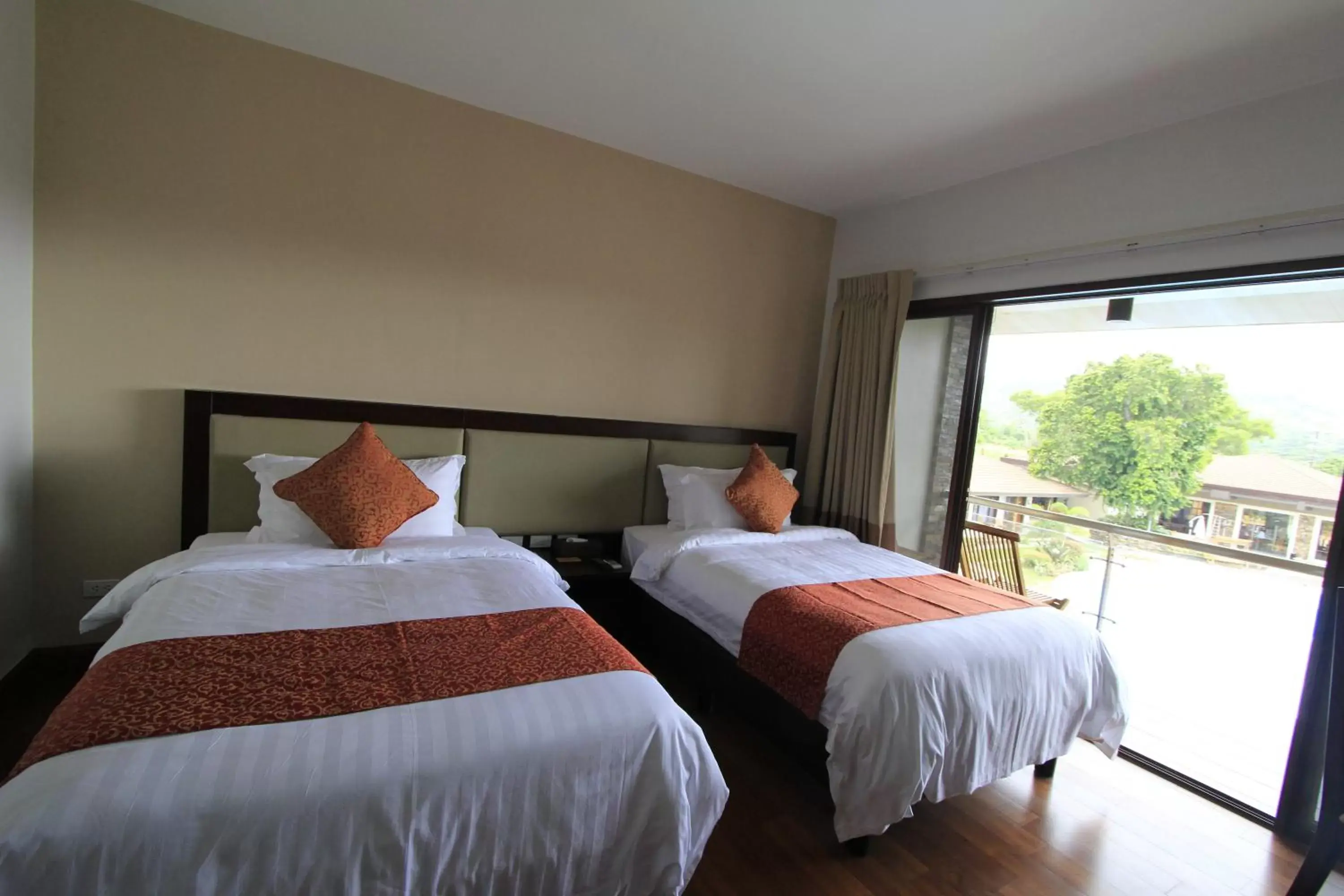 Bed in Coron Soleil Garden Resort