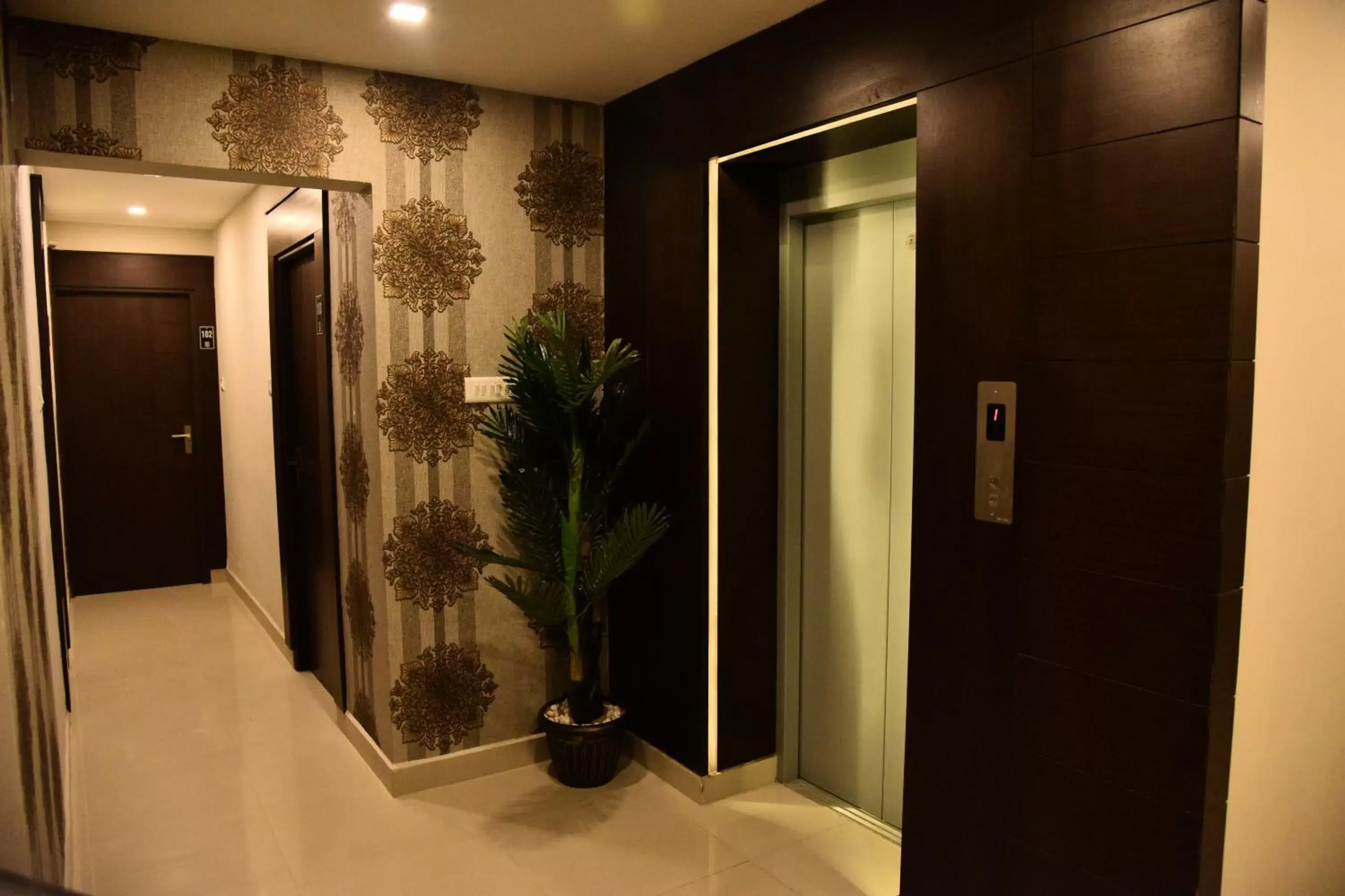 Decorative detail, Bathroom in Zaith Residency Near US Consulate & Apollo hospitals