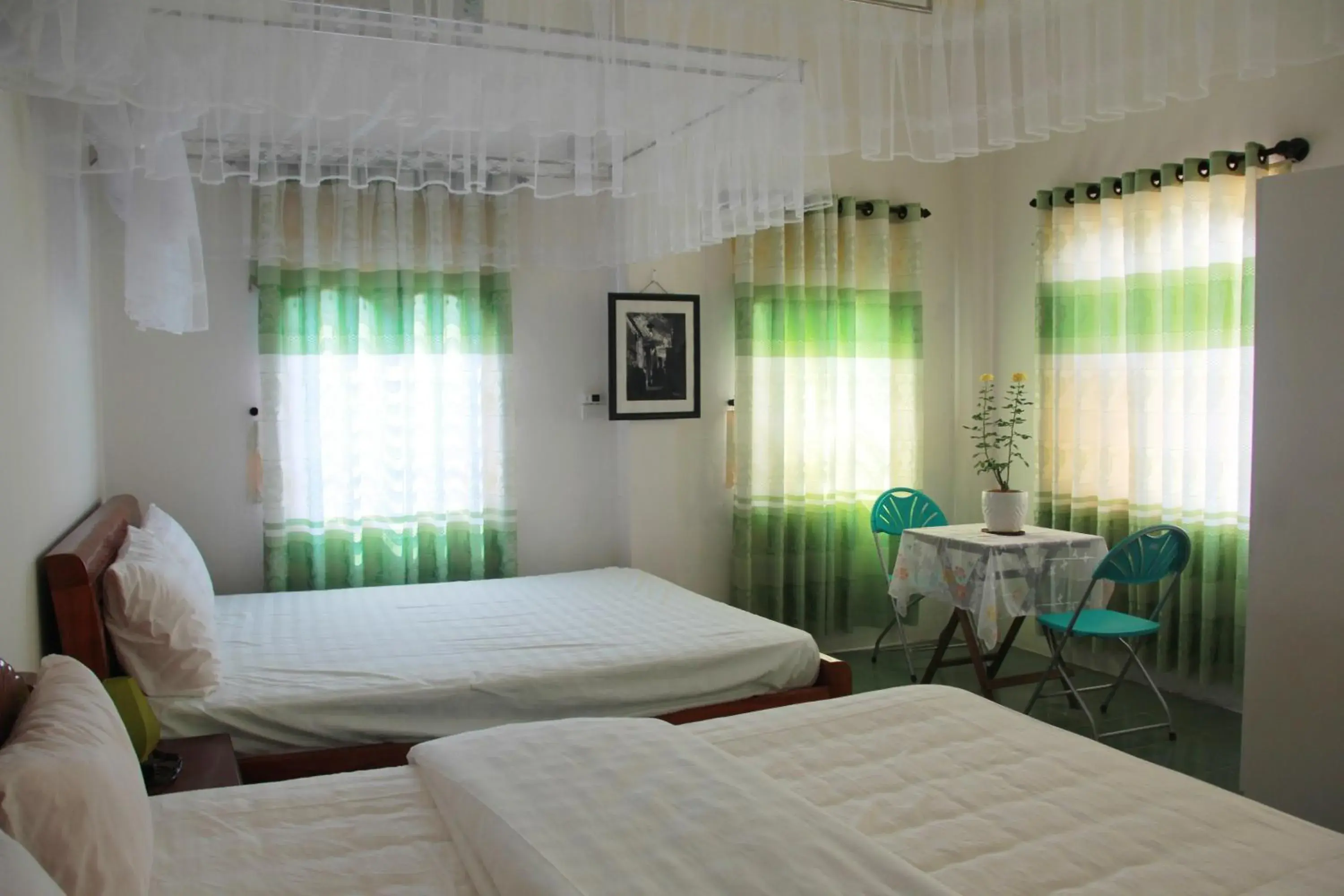 Bed in Sac Xanh Homestay