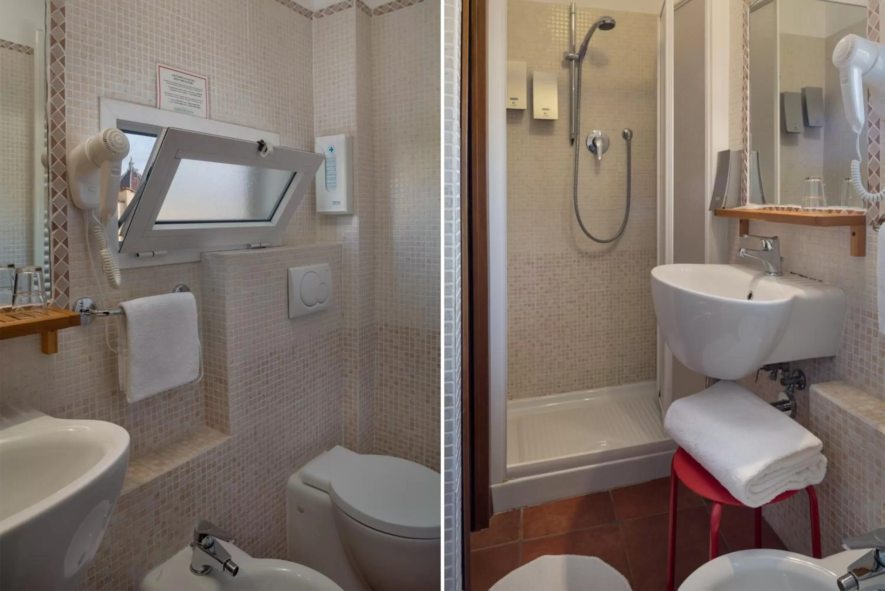 Shower, Bathroom in Hotel Kursaal & Ausonia
