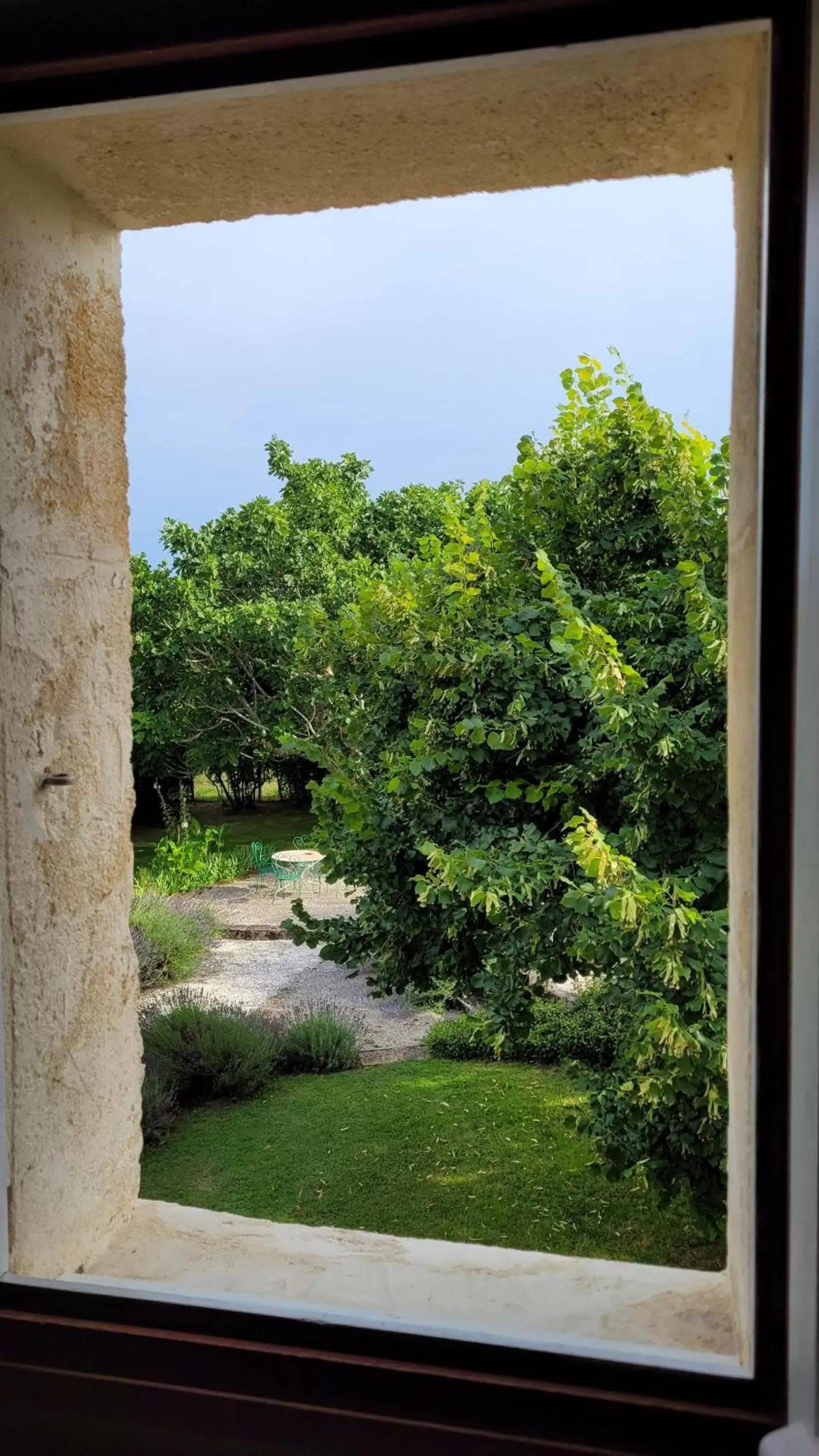 Garden view in Au Do'Mayne des Bouilles - Spa & Piscine