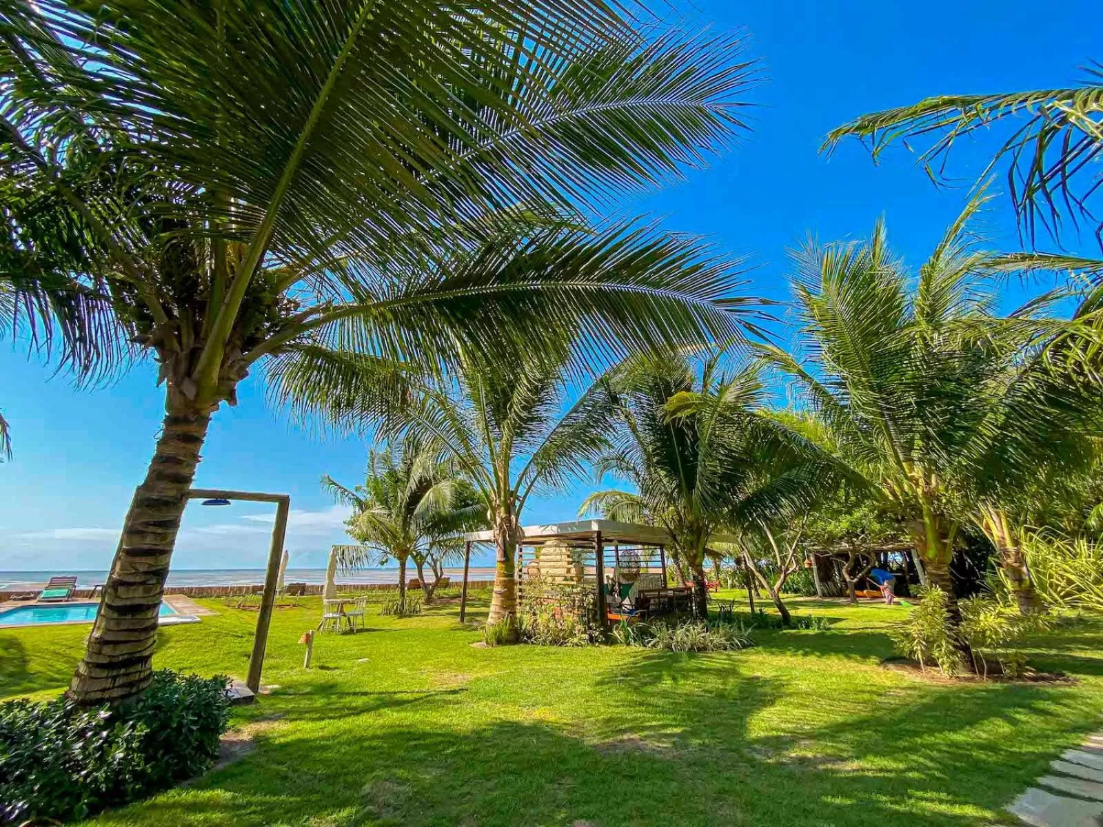 Garden view in Pousada Villa Tatuamunha