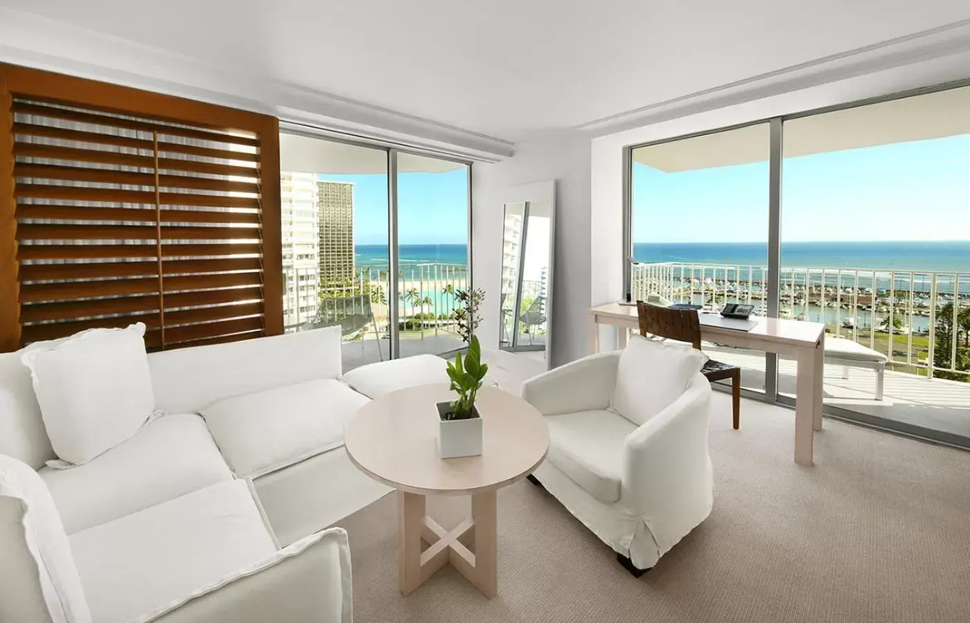 Living room, Seating Area in Hilton Vacation Club The Modern Honolulu