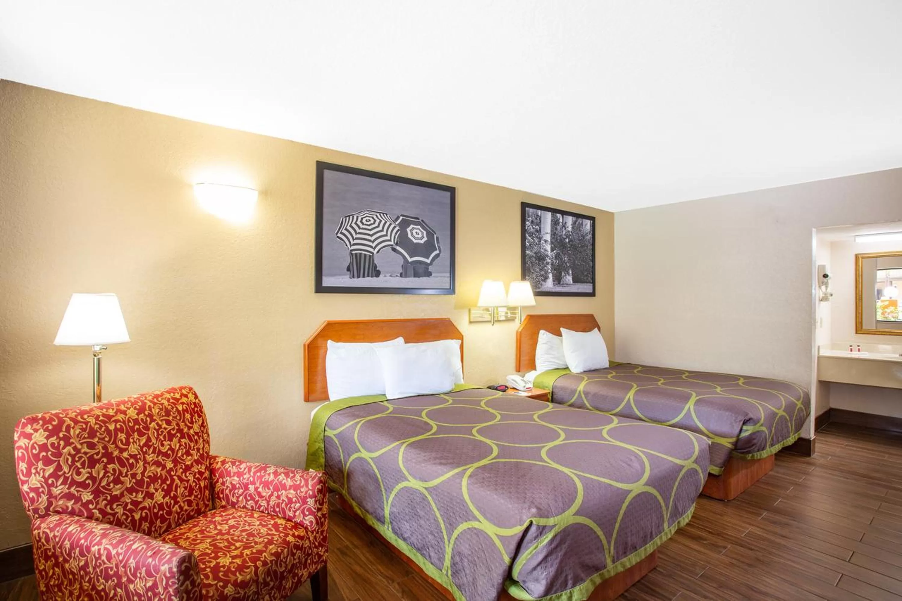 Double Room with Two Double Beds - Non-Smoking in Super 8 by Wyndham North Palm Beach