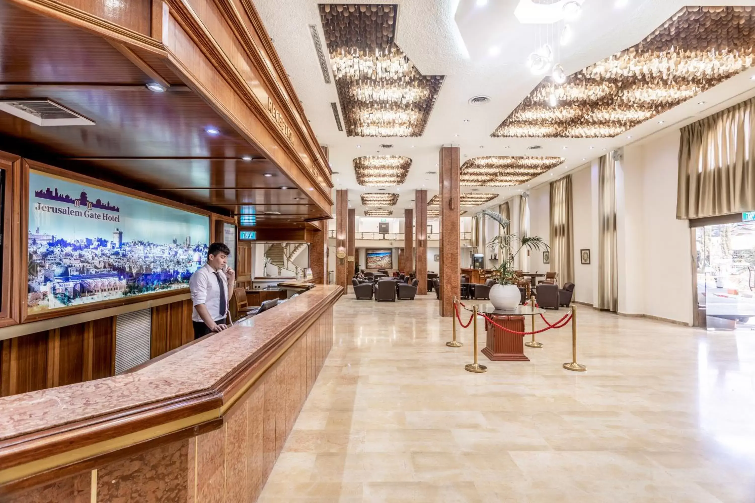 Lobby or reception, Lobby/Reception in Jerusalem Gate Hotel